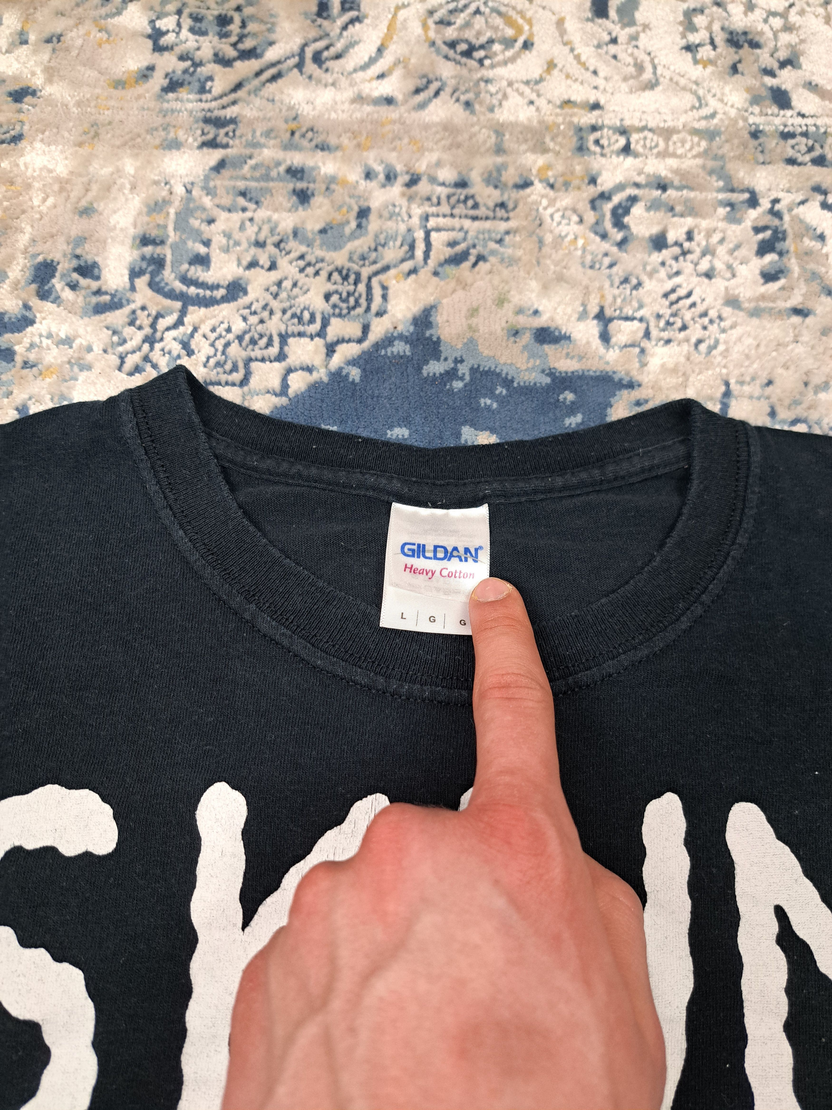Vintage Skum Bagz Fuck You Metal Tee Death Opium Dead Skull Size US L / EU 52-54 / 3 - 2 Thumbnail
