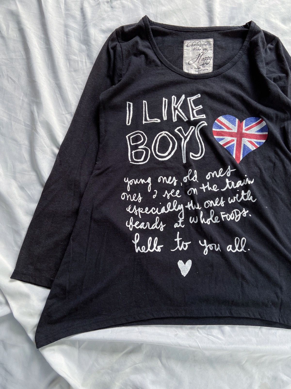 Japanese Brand I LIKE BOYS LOVE ENGLAND FLAG LONG SLEEVE Size US L / EU 52-54 / 3 - 2 Thumbnail