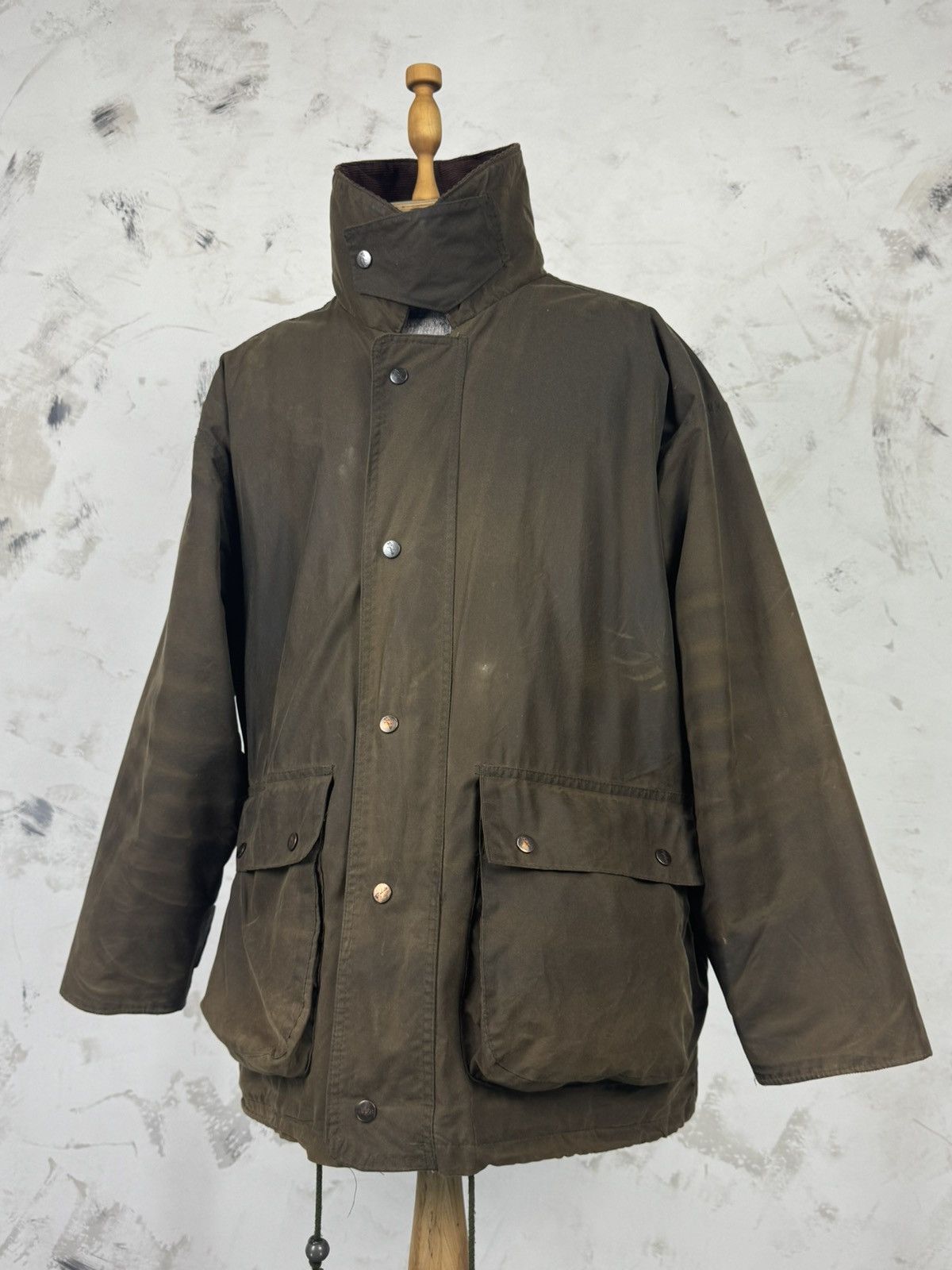 Vintage Vintage Rydale Country Clothing Waxed Jacket Size M - L Size US M / EU 48-50 / 2 - 2 Thumbnail