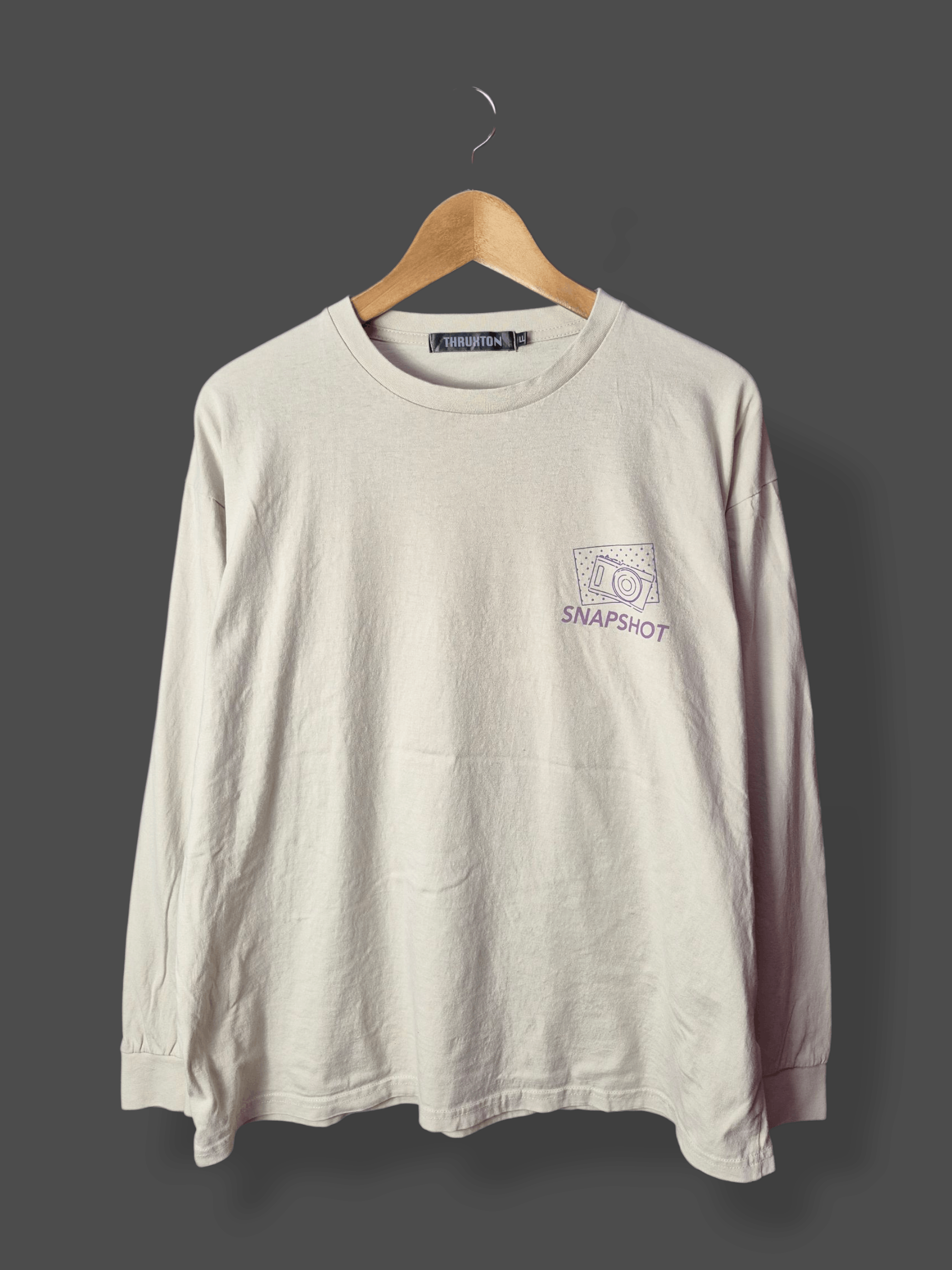 Anime × Japanese Brand 🔥 Thruxton Anime Snapshot Cartoon Longsleeves Tee Size US L / EU 52-54 / 3 - 2 Thumbnail