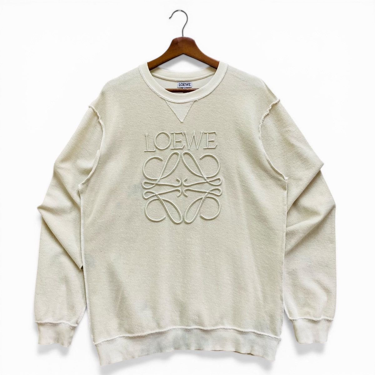 Loewe Loewe Anagram Logo Inside-Out Sweatshirt Reversible Style XL Size US XL / EU 56 / 4 - 1 Thumbnail
