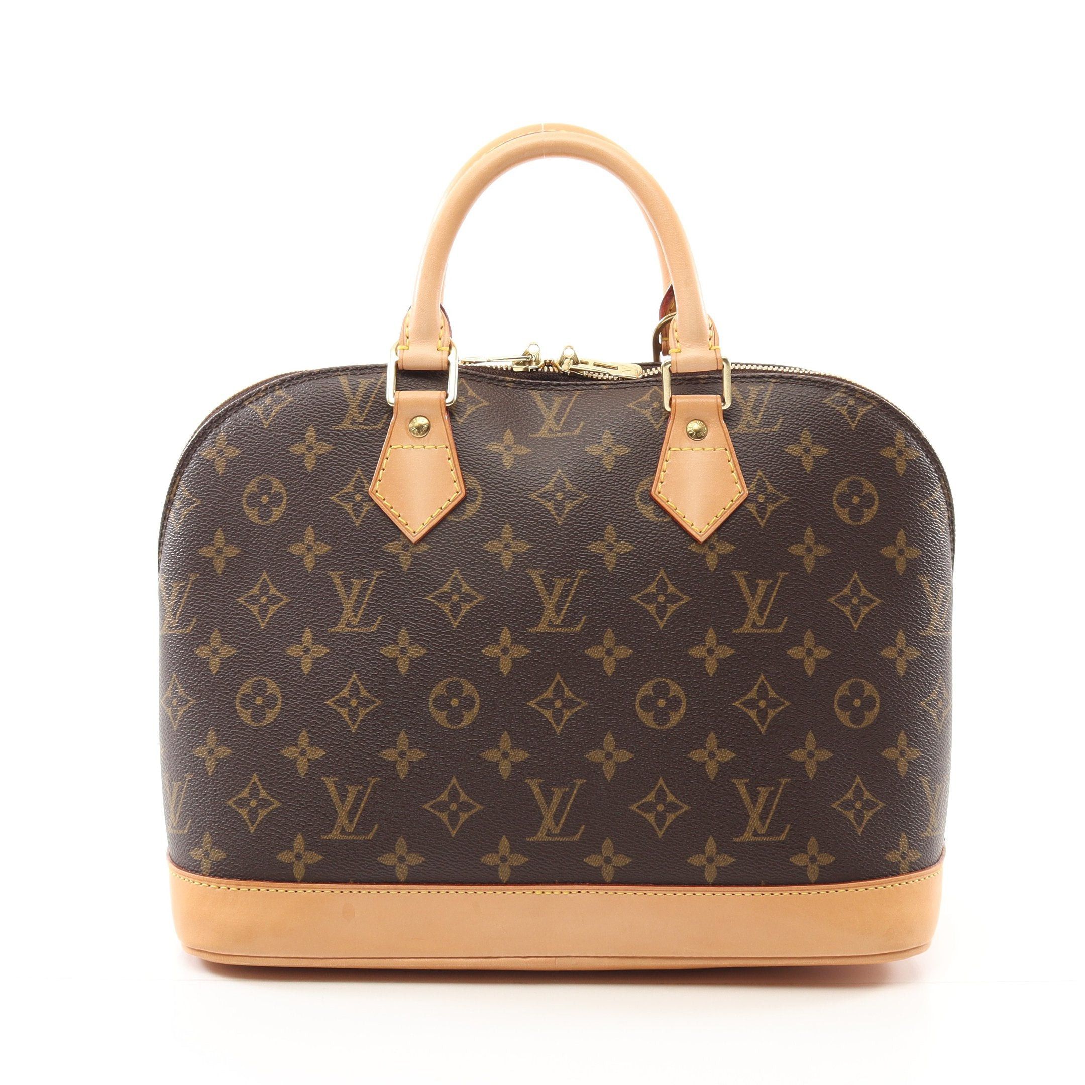 Louis Vuitton Louis Vuitton Alma Pm Monogram Handbag Leather Brown Size ONE SIZE - 1 Thumbnail
