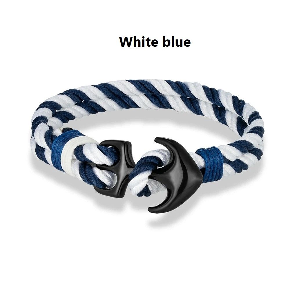 Other Double strand Waterproof Rope Anchor Bracelet Gift For Him Size ONE SIZE - 10 Thumbnail