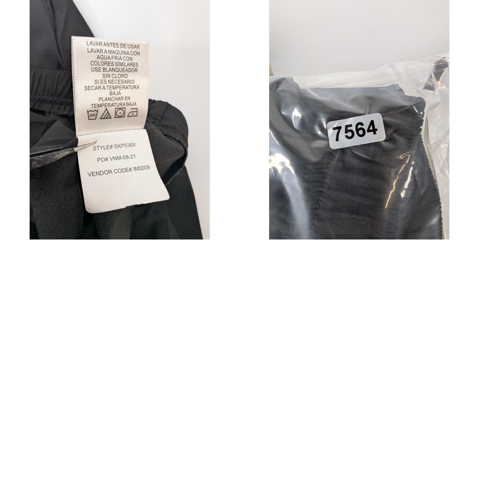 SKECHERS Skechers Barco Vitality 3XL Black Drawstring Scrub Pants SKP538X Women Size US 39 - 9 Thumbnail