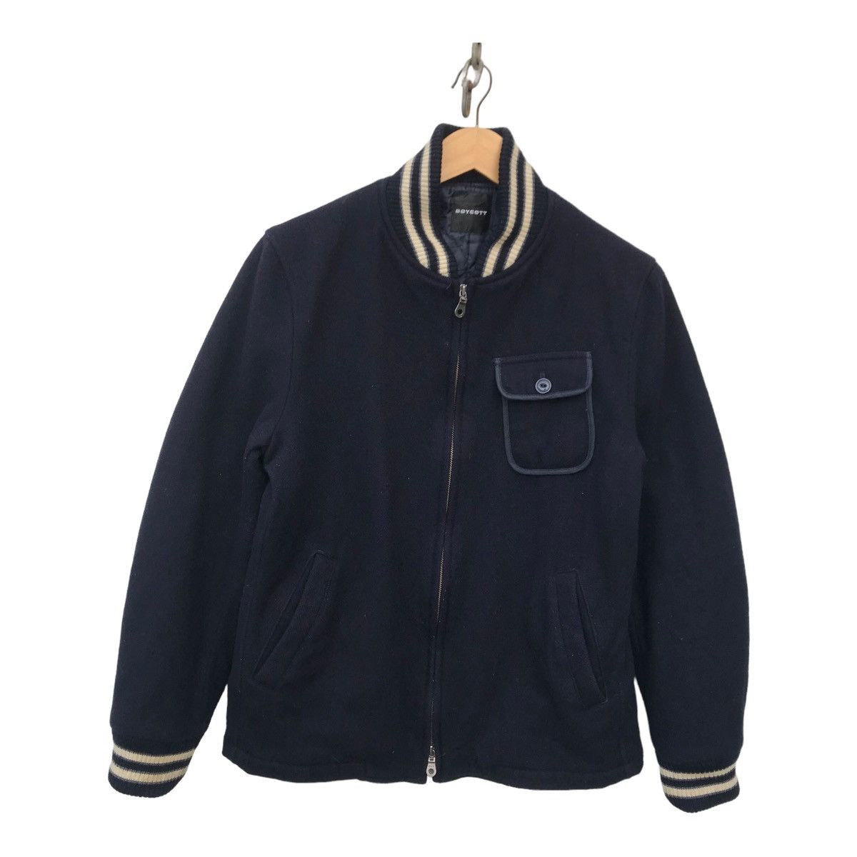 Boycott Boycott Japanese Brand Streetwear Varsity Jacket Size US S / EU 44-46 / 1 - 3 Thumbnail