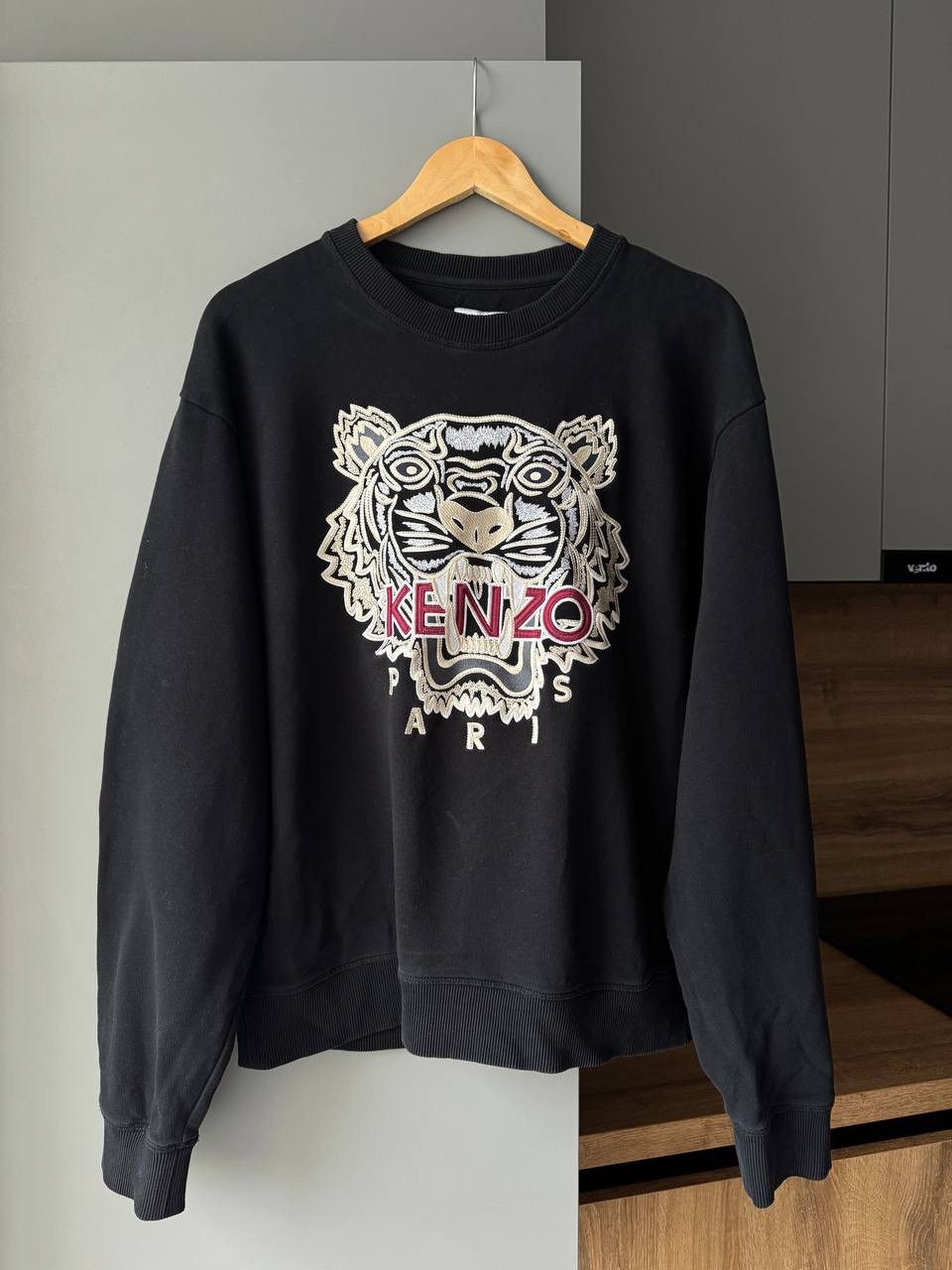 Kenzo Kenzo Sweatshirt Black Crew Neck Men’s UK L Size US L / EU 52-54 / 3 - 1 Thumbnail
