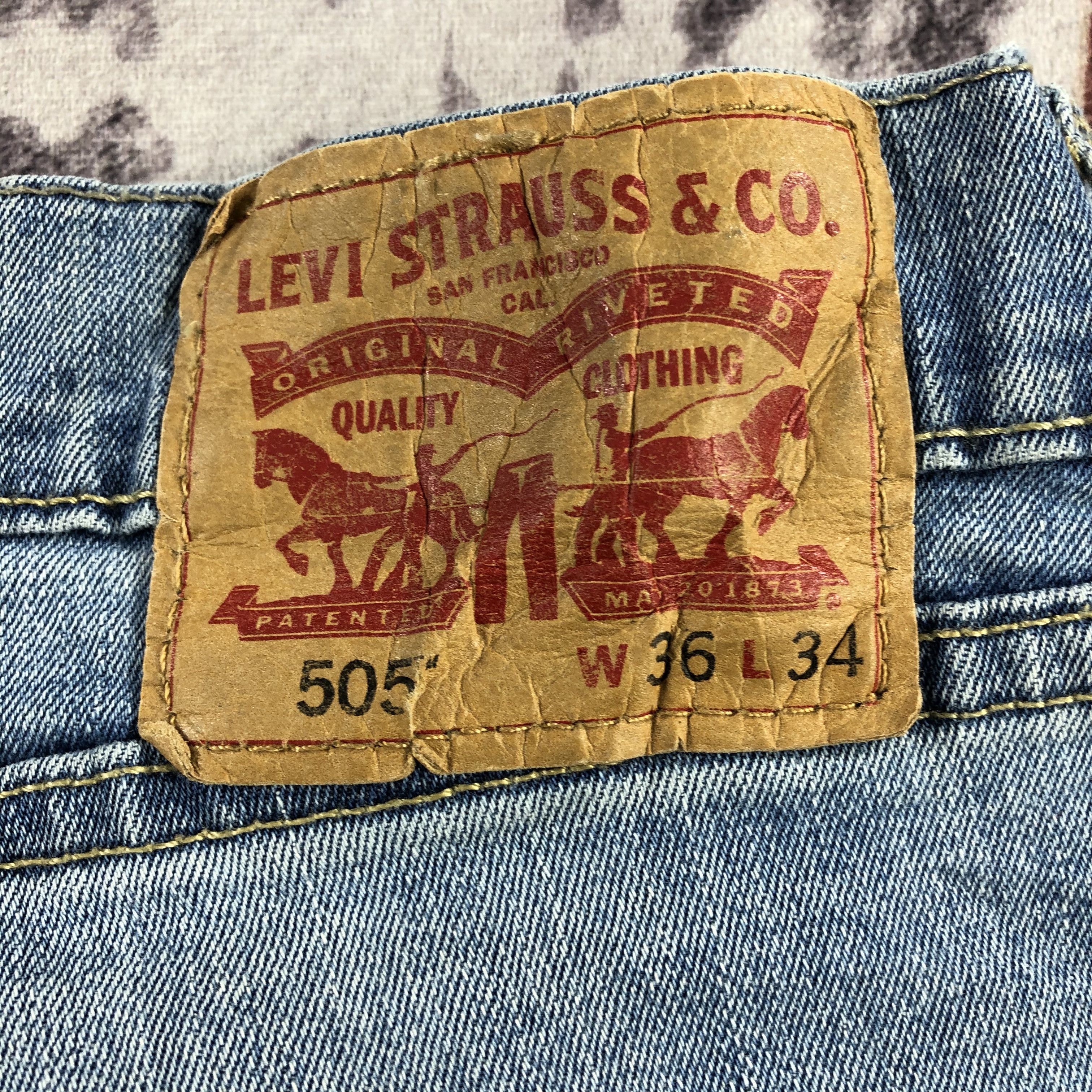 Levi's × Vintage Vintage Blue Wash Levis 505 Jeans-JM3093 Size US 36 / EU 52 - 6 Thumbnail