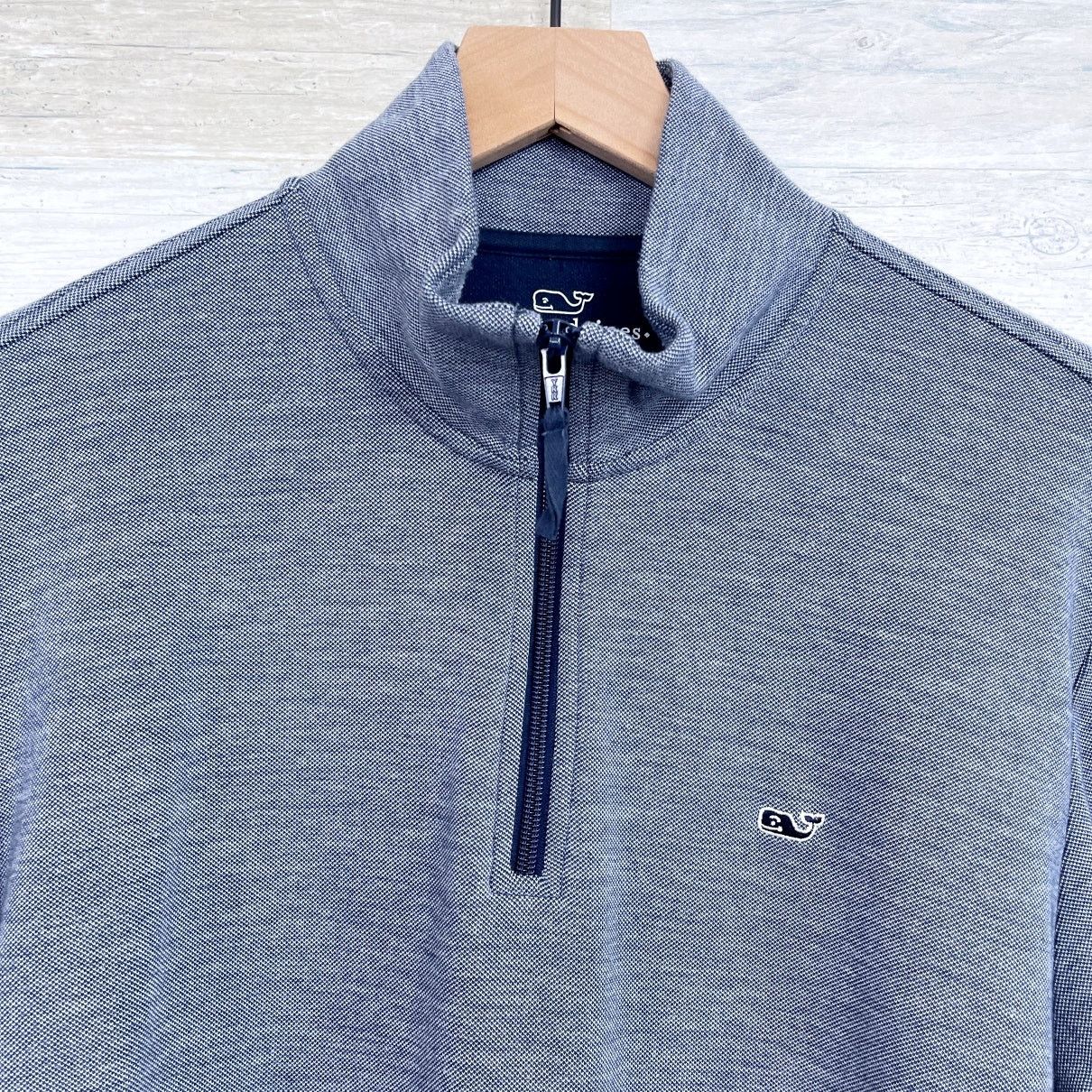 Vineyard Vines Vineyard Vines 1/4 Zip Pique Pullover Sweatshirt Mens L Size US L / EU 52-54 / 3 - 2 Thumbnail