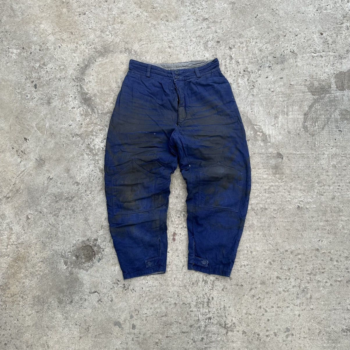 Japanese Brand Vintage USSR Work Wear Pants 70s-80s Trashed Baggy Size US 32 / EU 48 - 1 Thumbnail