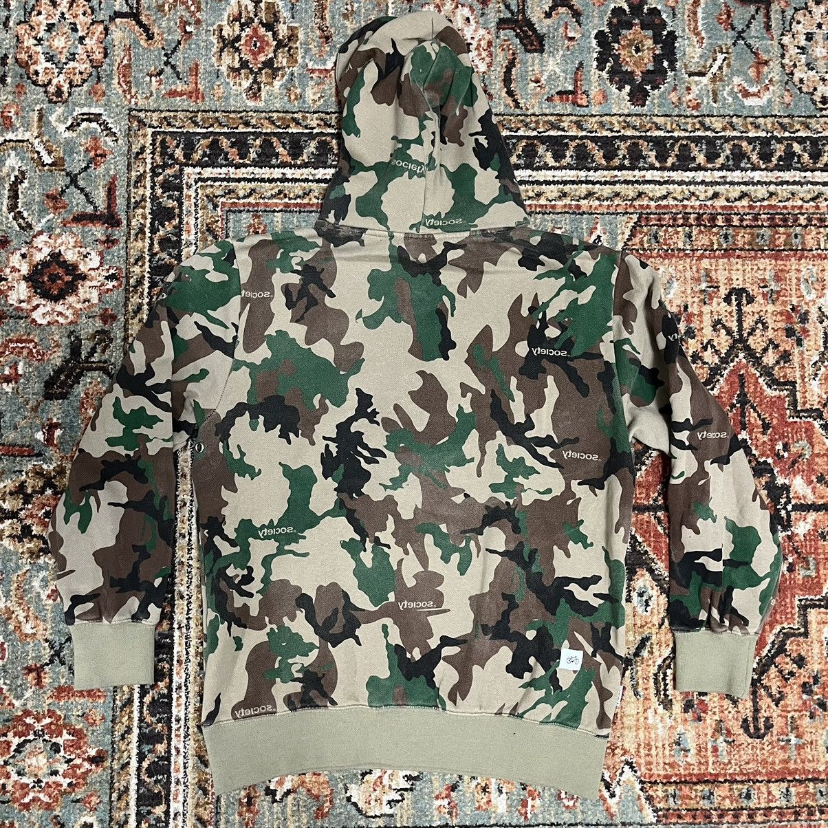 Society Original Products Society Original Products Camo Boston Hoodie Sweatshirt Size US XL / EU 56 / 4 - 11 Thumbnail