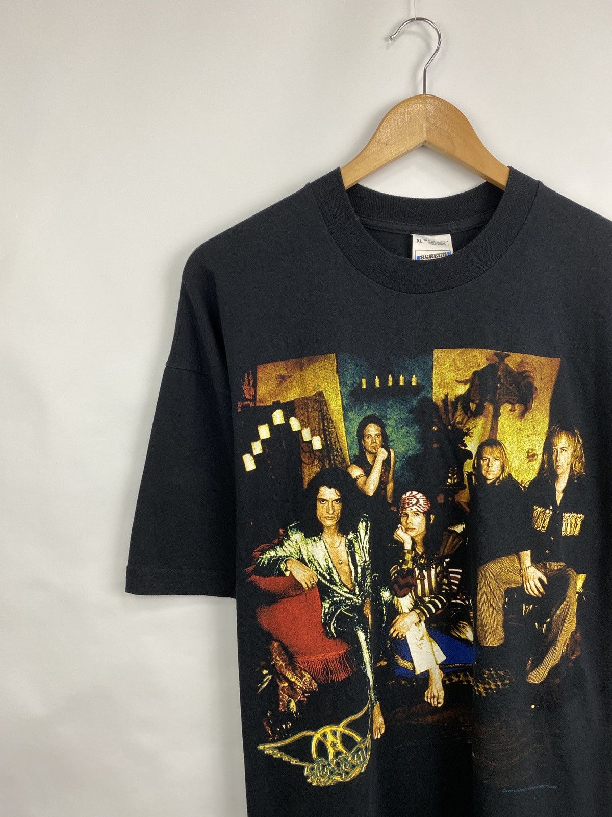 Band Tees × Vintage Vintage 1997 Aerosmith Band Rock t-shirt rare retro hype Y2K Size US XL / EU 56 / 4 - 2 Thumbnail