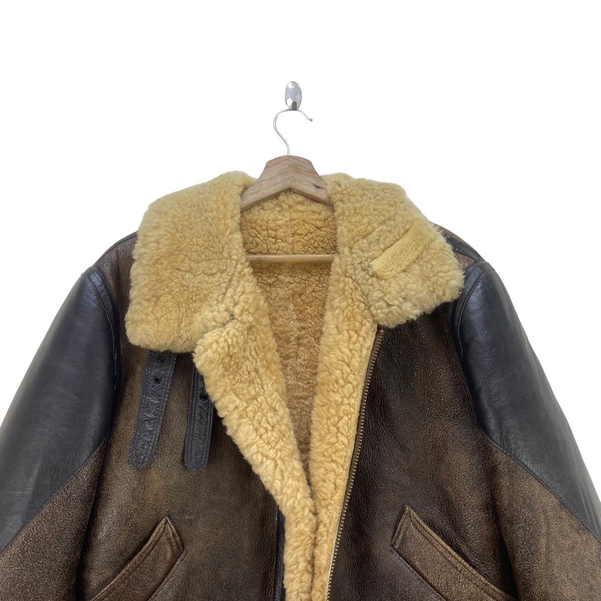 Golden Bear Vintage Golden Bear B 3 Military Sherling Sheepskin Coat Size US S / EU 44-46 / 1 - 4 Thumbnail