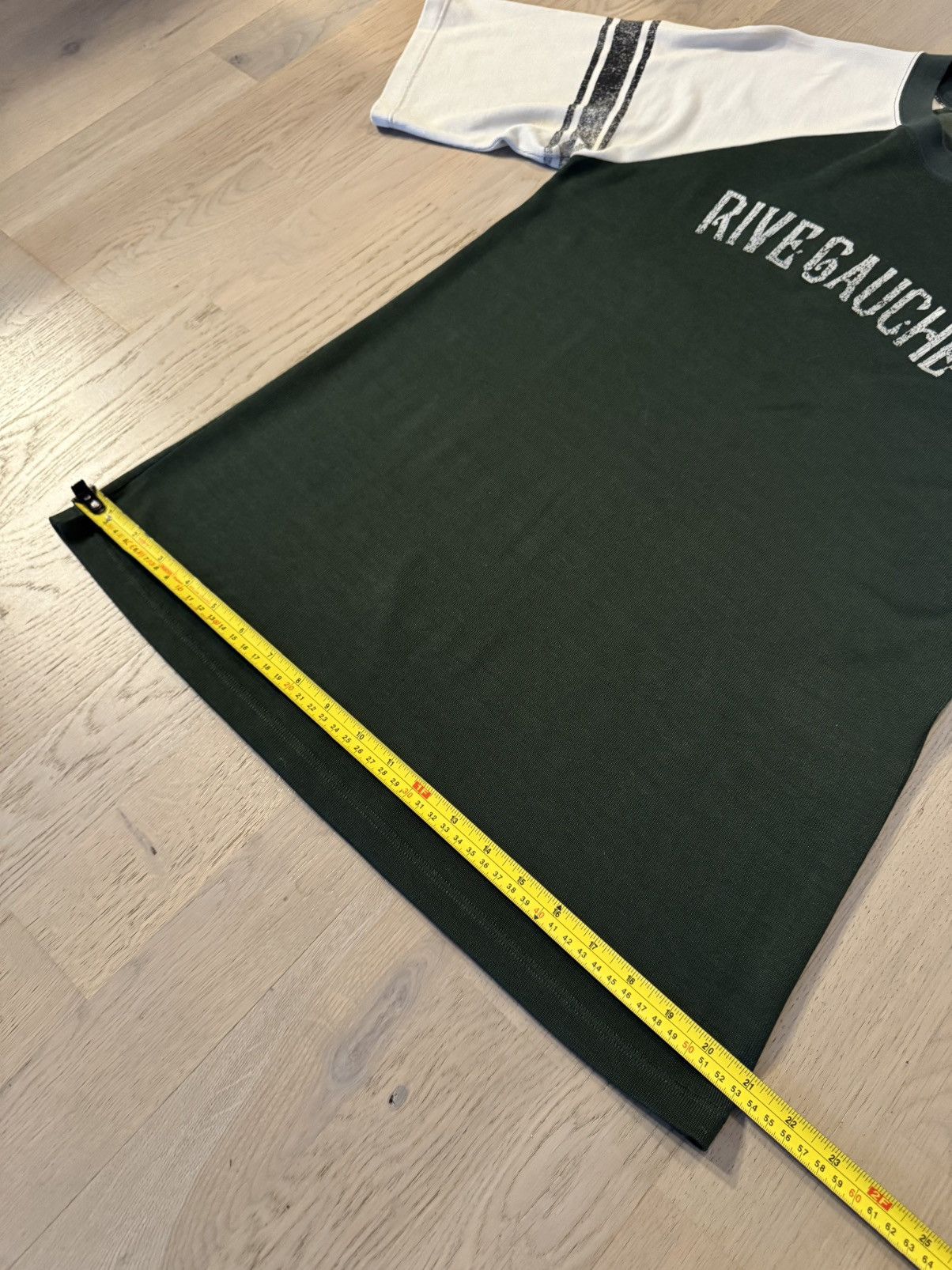 Saint Laurent Paris SAINT LAURENT tshirt sizes shown in photos by tape measure Size US S / EU 44-46 / 1 - 12 Thumbnail