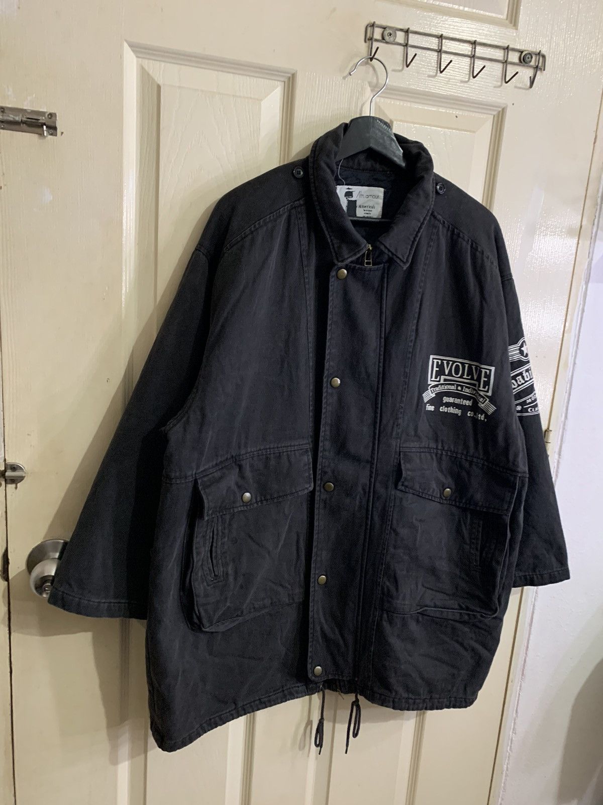 Japanese Brand Vintage Am AmourJapan Fun City Sound Cyberpunk Black Denim Size US L / EU 52-54 / 3 - 6 Thumbnail