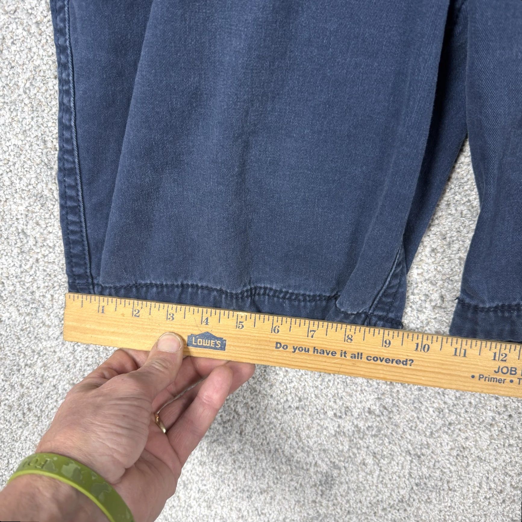 Aeropostale Aeropostale Chino Shorts Mens 29 Regular Flat Front Navy Blue Canvas 10 Inseam Pocket Drawstring Casual Style Fashion Shorts Mens Size US 29 - 3 Thumbnail