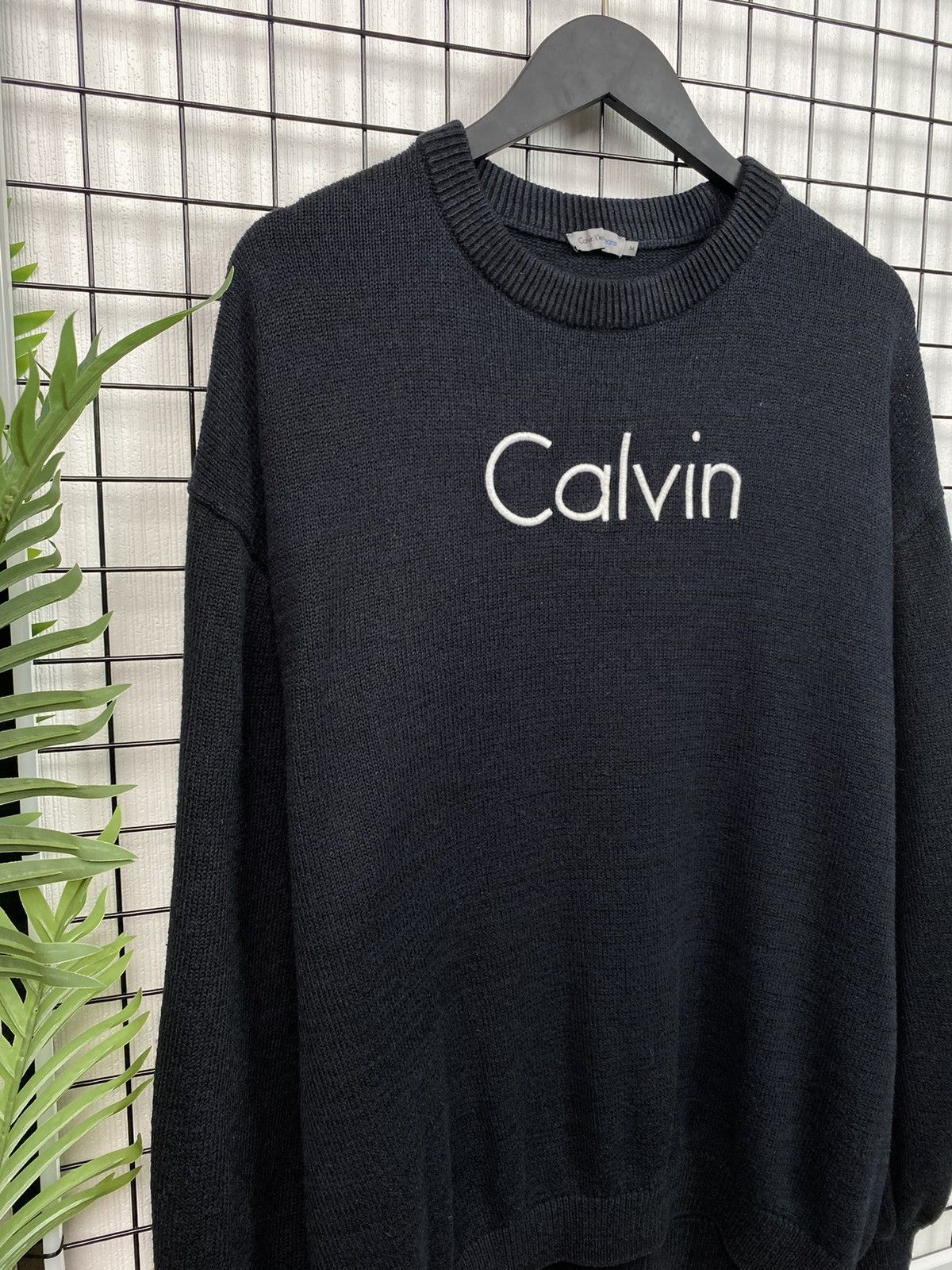 Other Calvin Klein Jeans Oversized Men’s Sweater Black M Big logo Size US M / EU 48-50 / 2 - 4 Thumbnail