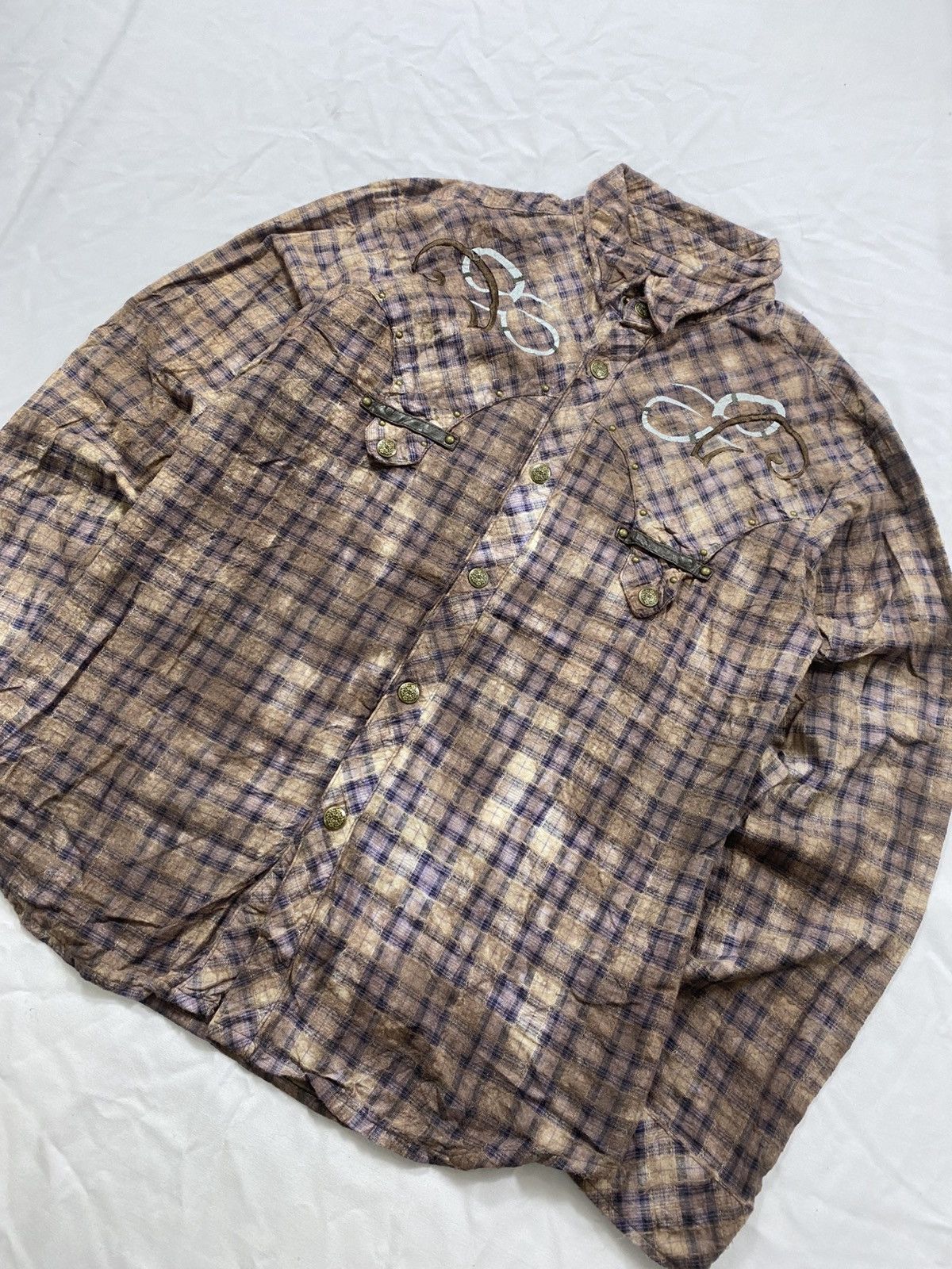 If Six Was Nine In the Attic Gothic punk button up shirt Size US M / EU 48-50 / 2 - 2 Thumbnail