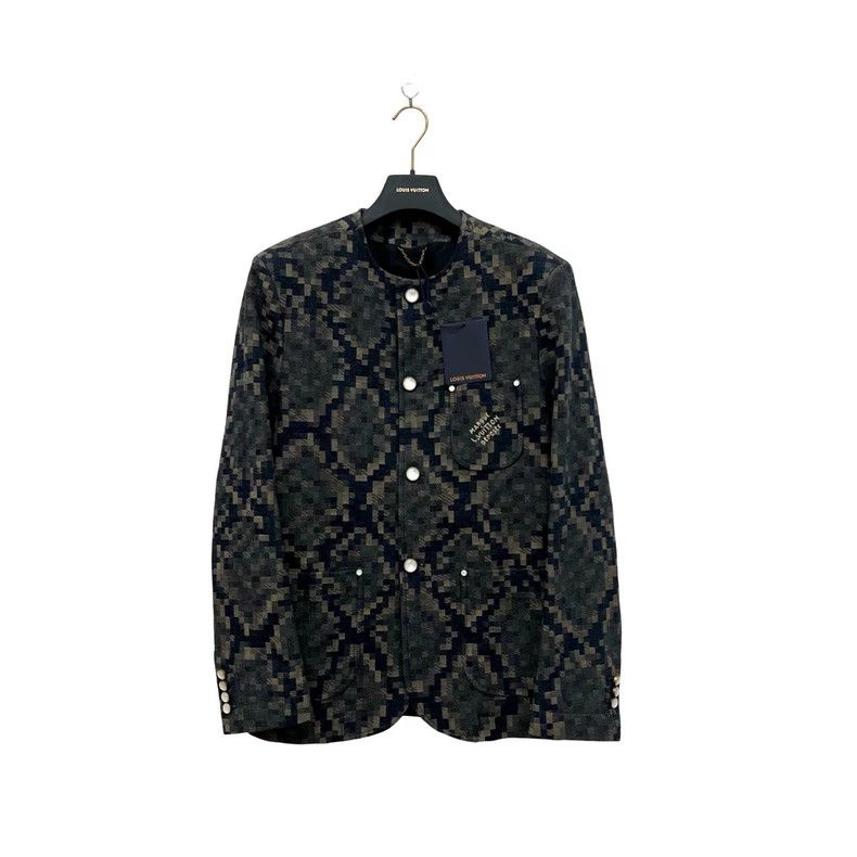 Louis Vuitton Louis Vuitton 25 SS serpentine pearl button blazer jacket Size US S / EU 44-46 / 1 - 1 Thumbnail