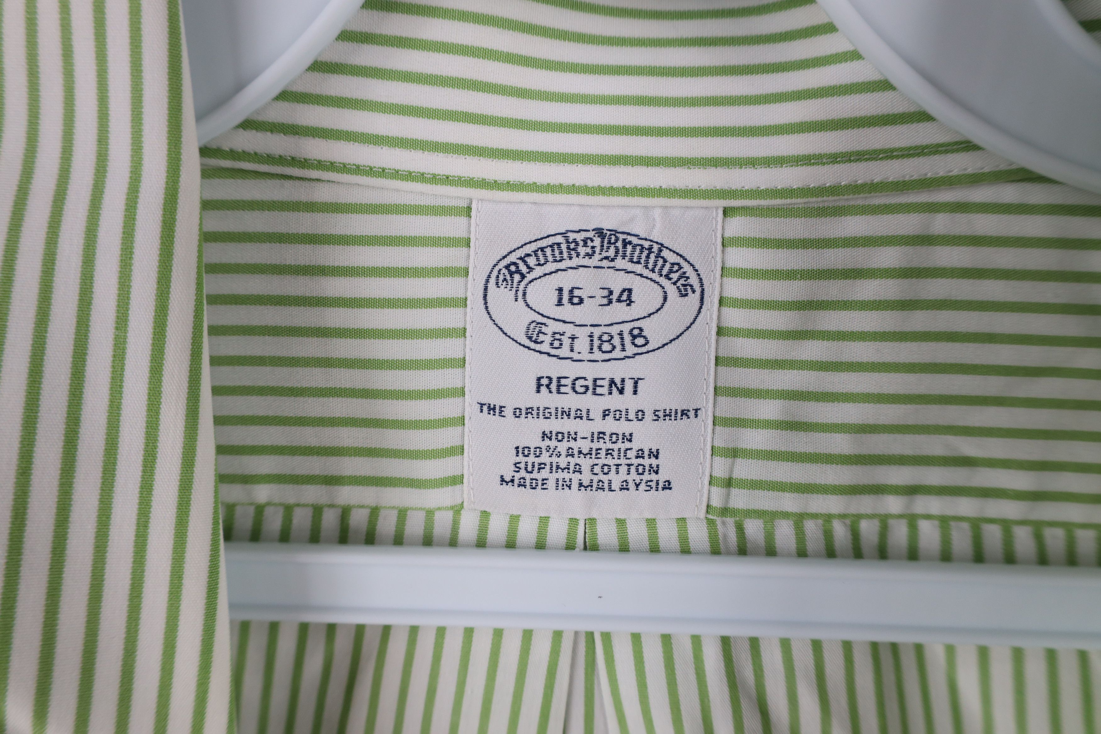 Brooks Brothers × Vintage Vintage Brooks Brothers Original Cotton Button Down Shirt Size US L / EU 52-54 / 3 - 5 Thumbnail