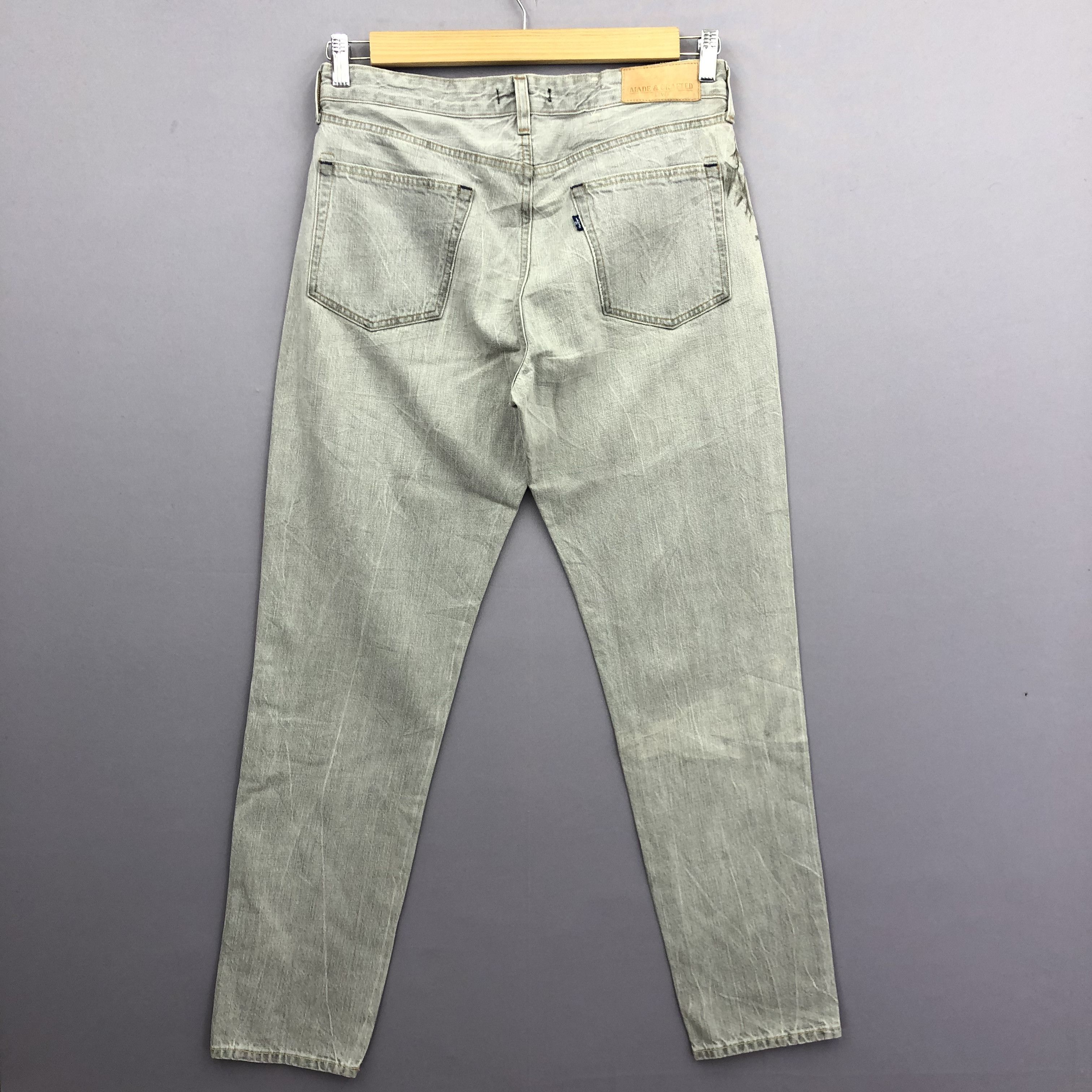 Levi's Vintage Levis Made & Crafted Jeans Levi's Gray Faded Denim Size US 32 / EU 48 - 2 Thumbnail