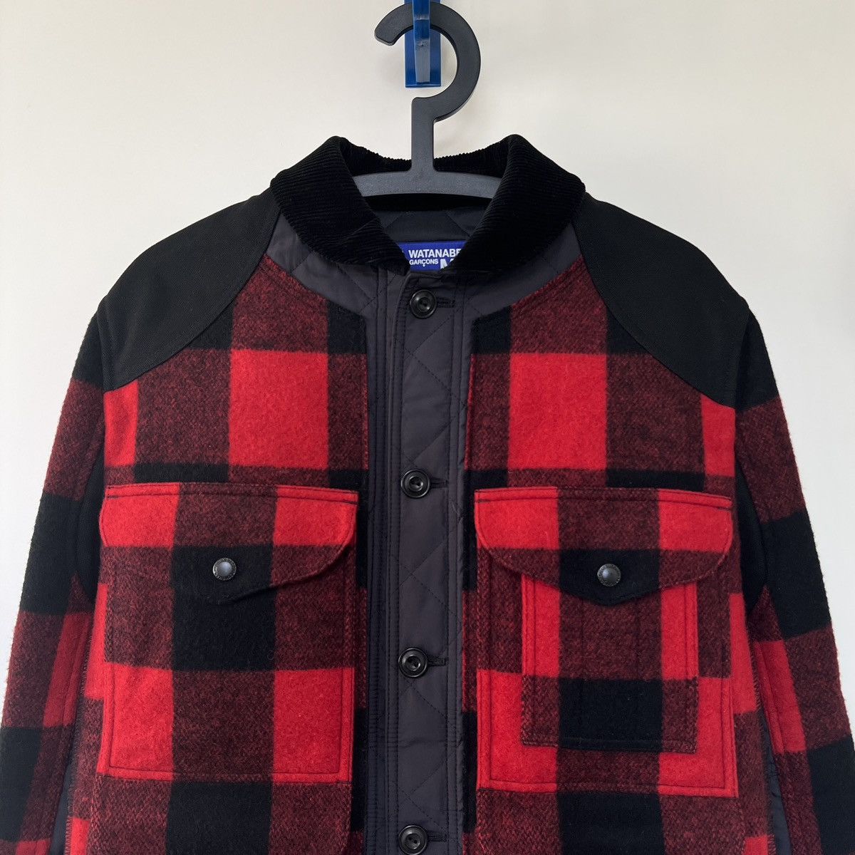 Comme des Garcons × Junya Watanabe 21AW Quilted Multi-Pocket Wool Jacket Size US XS / EU 42 / 0 - 3 Thumbnail