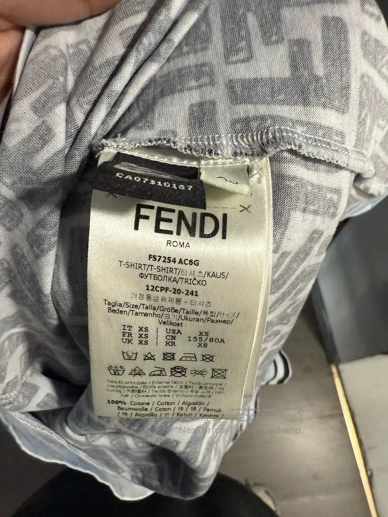 Other Fendi FF Printed Ink Wash Short Sleeve Size XS / US 0-2 / IT 36-38 - 5 Thumbnail