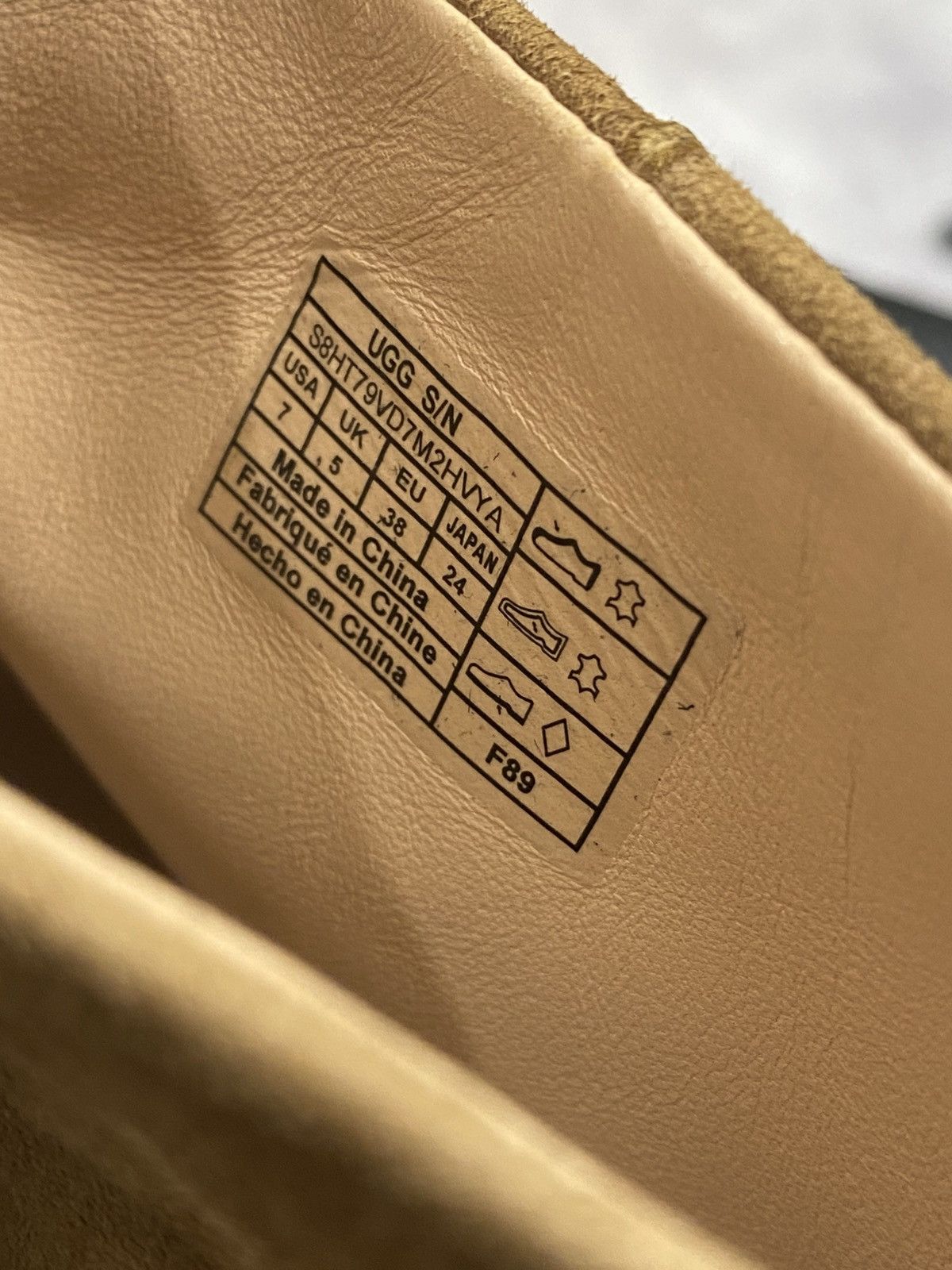 Eckhaus Latta Ugg X Eckhaus Latta Beige Leather Square Toe Boots Size: 38 Size US 8 / IT 38 - 5 Thumbnail