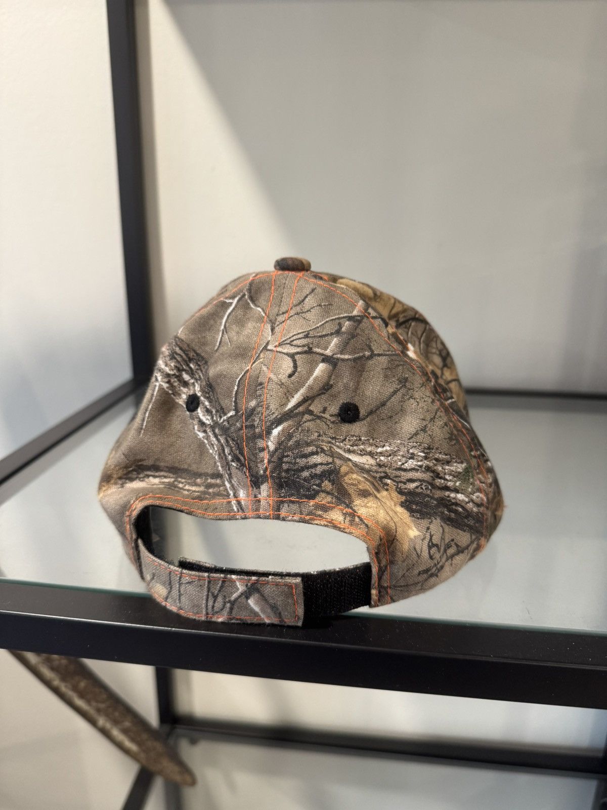 Realtree AJM RealTree Camo Hat Vintage Orange Stich Extreme Window Size ONE SIZE - 4 Thumbnail