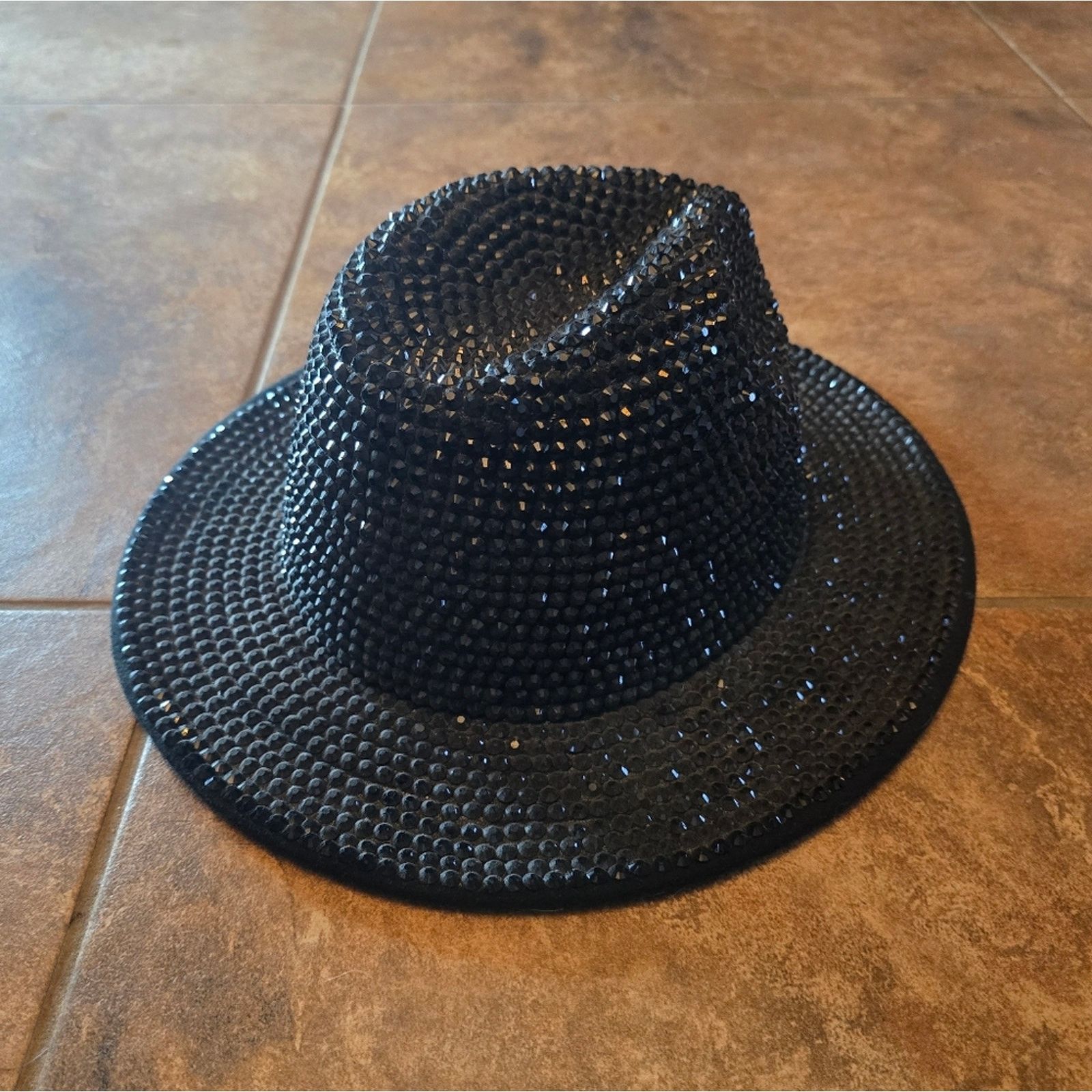 Other Black Diamond Detailed Bold Fedora Size ONE SIZE - 1 Thumbnail