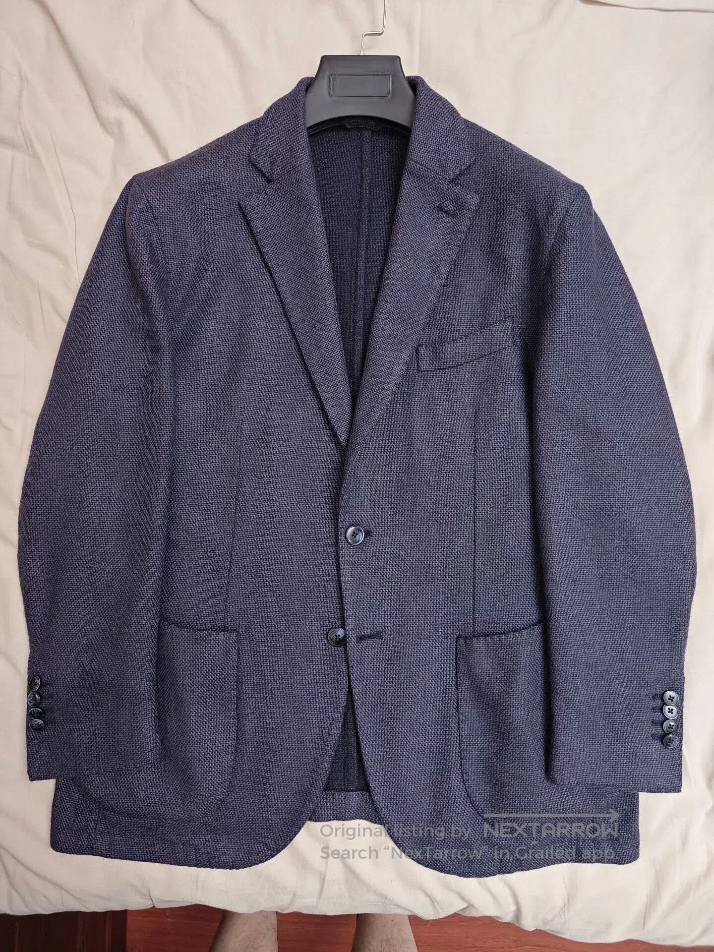 Lubiam Italian Cashmere Silk Suit Jacket. Size US L / EU 52-54 / 3 - 5 Thumbnail