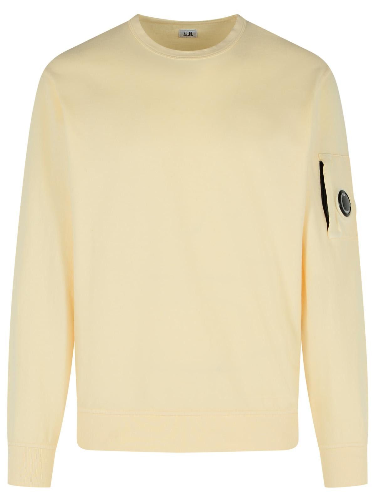 C.P. COMPANY Sand-Colored Cotton Sweatshirt
