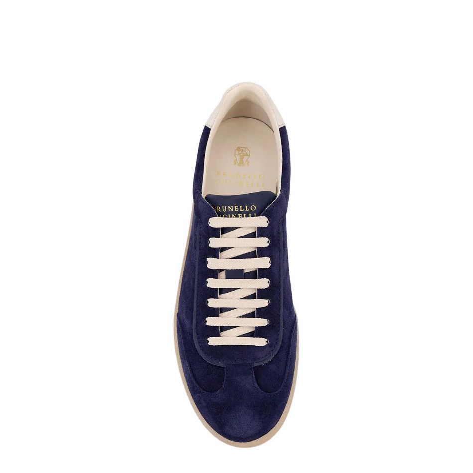 Brunello Cucinelli BRUNELLO CUCINELLI Blue Suede Sneakers New & Authentic (Men' Size US 10 / EU 43 - 5 Thumbnail