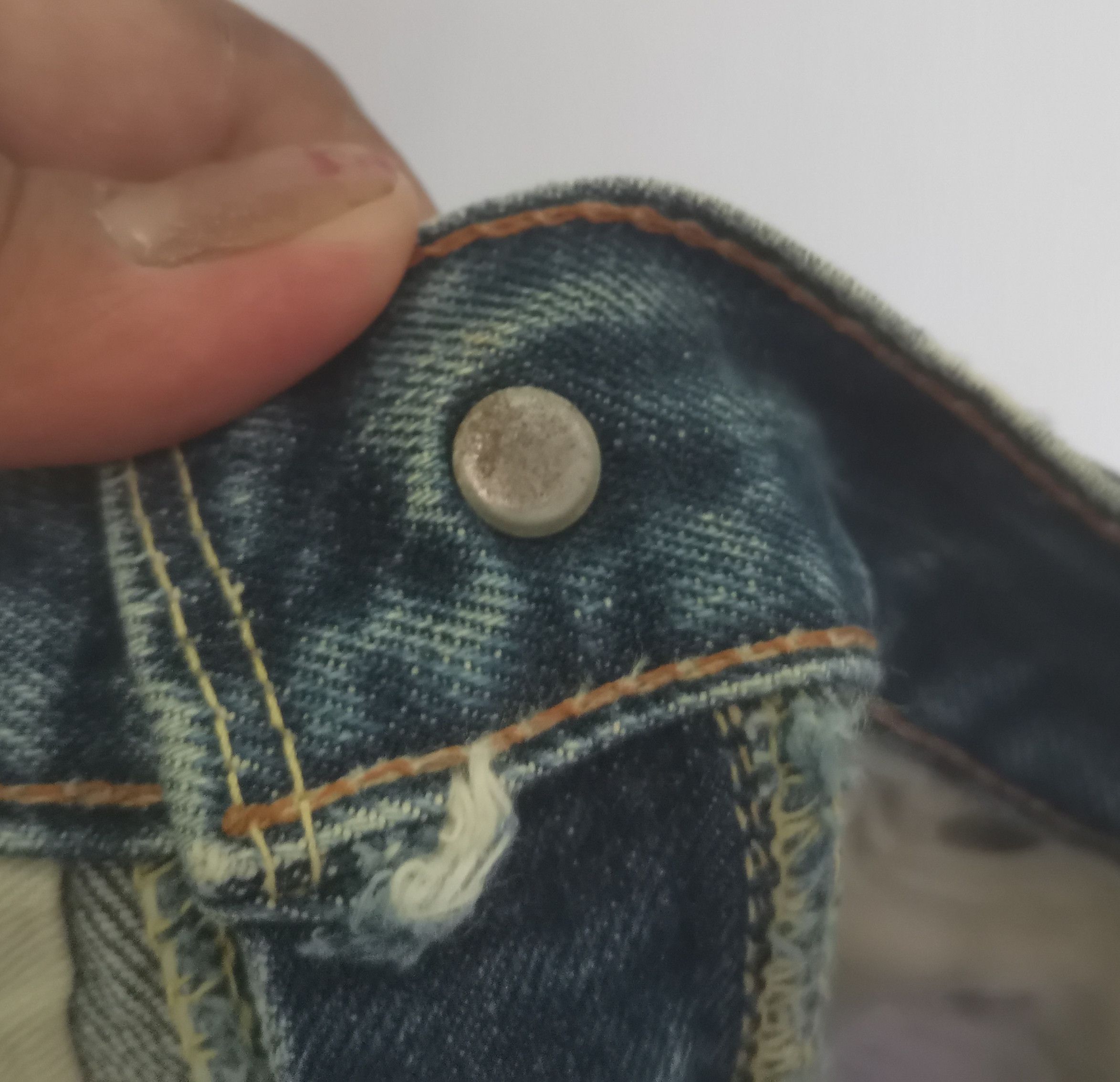 Levi's Vintage Clothing × Vintage Rare vintage 60s Levi's 501 red line denim big E Size US 28 / EU 44 - 7 Thumbnail