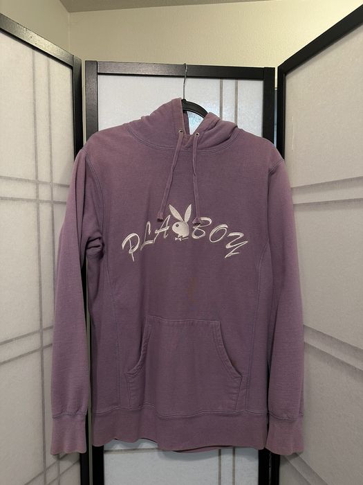 Purple playboy online hoodie