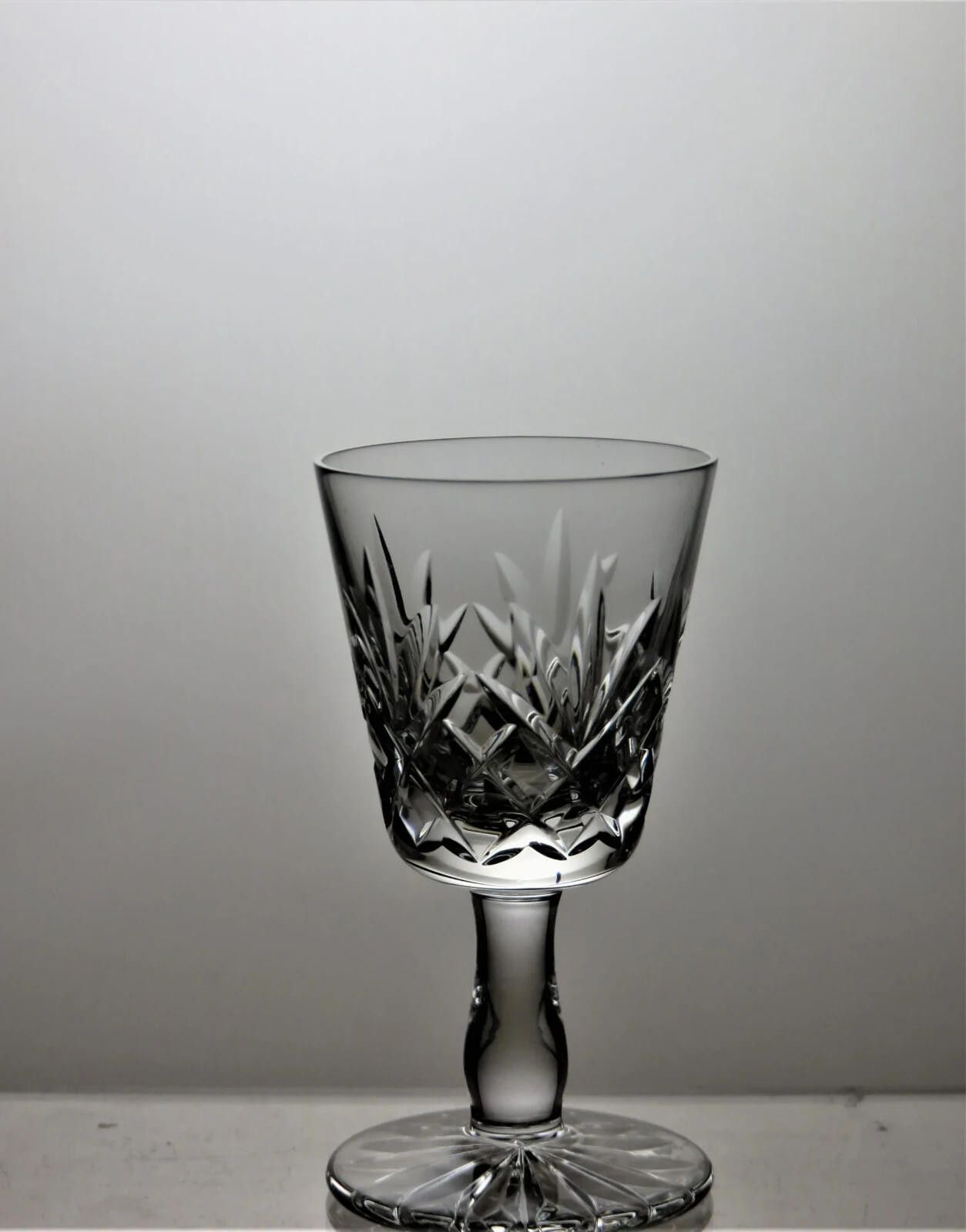 The Unbranded Brand Vintage Lead Crystal Cut Glass Set Of 6 Liqueur Glasses 3" Size ONE SIZE - 4 Thumbnail