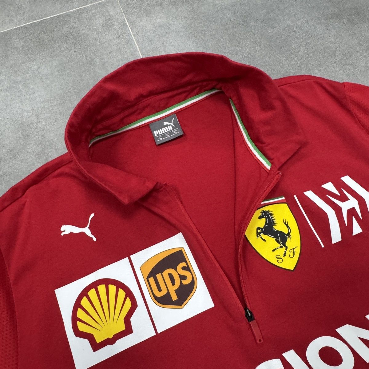 Puma Puma Scuderia Ferrari Mission Winnow Formula One Polo Shirt Size US XL / EU 56 / 4 - 8 Thumbnail