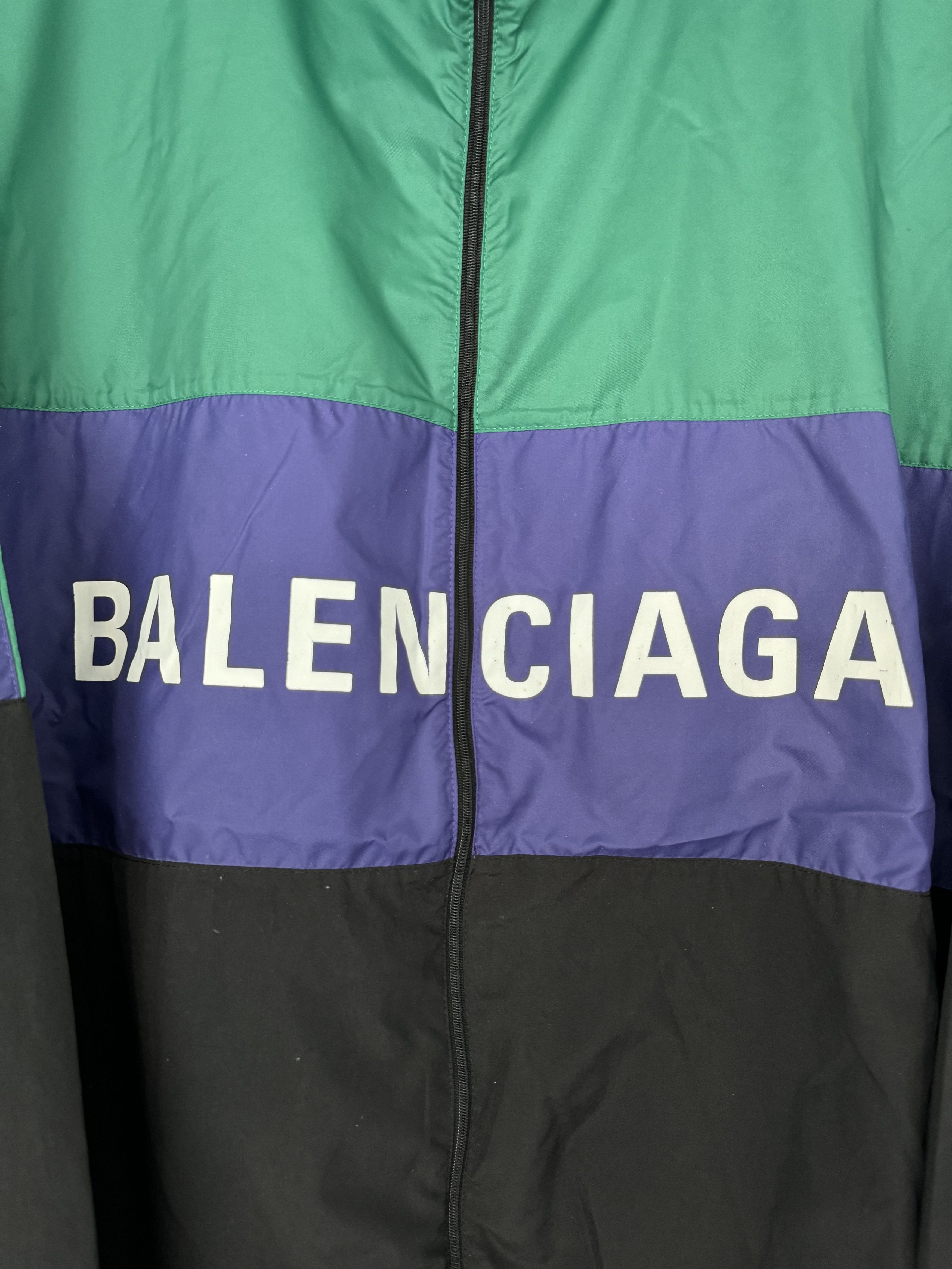 Balenciaga BALENCIAGA Logo Oversize Track Jacket Size US S / EU 44-46 / 1 - 5 Thumbnail