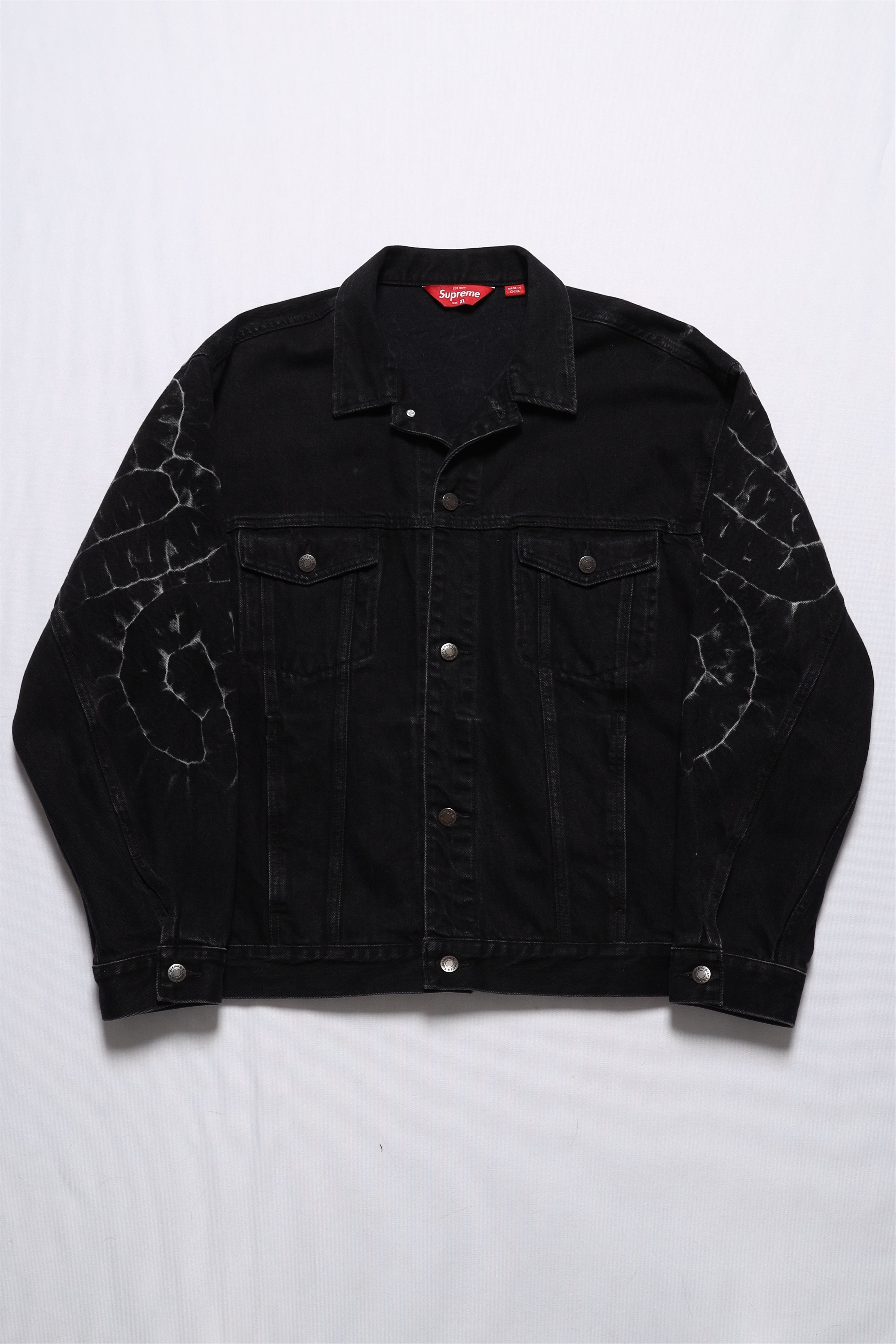 Supreme Yankees Denim Trucker Jacket 黒 MLB × New York Yankees × Supreme Supreme x MLB x New York