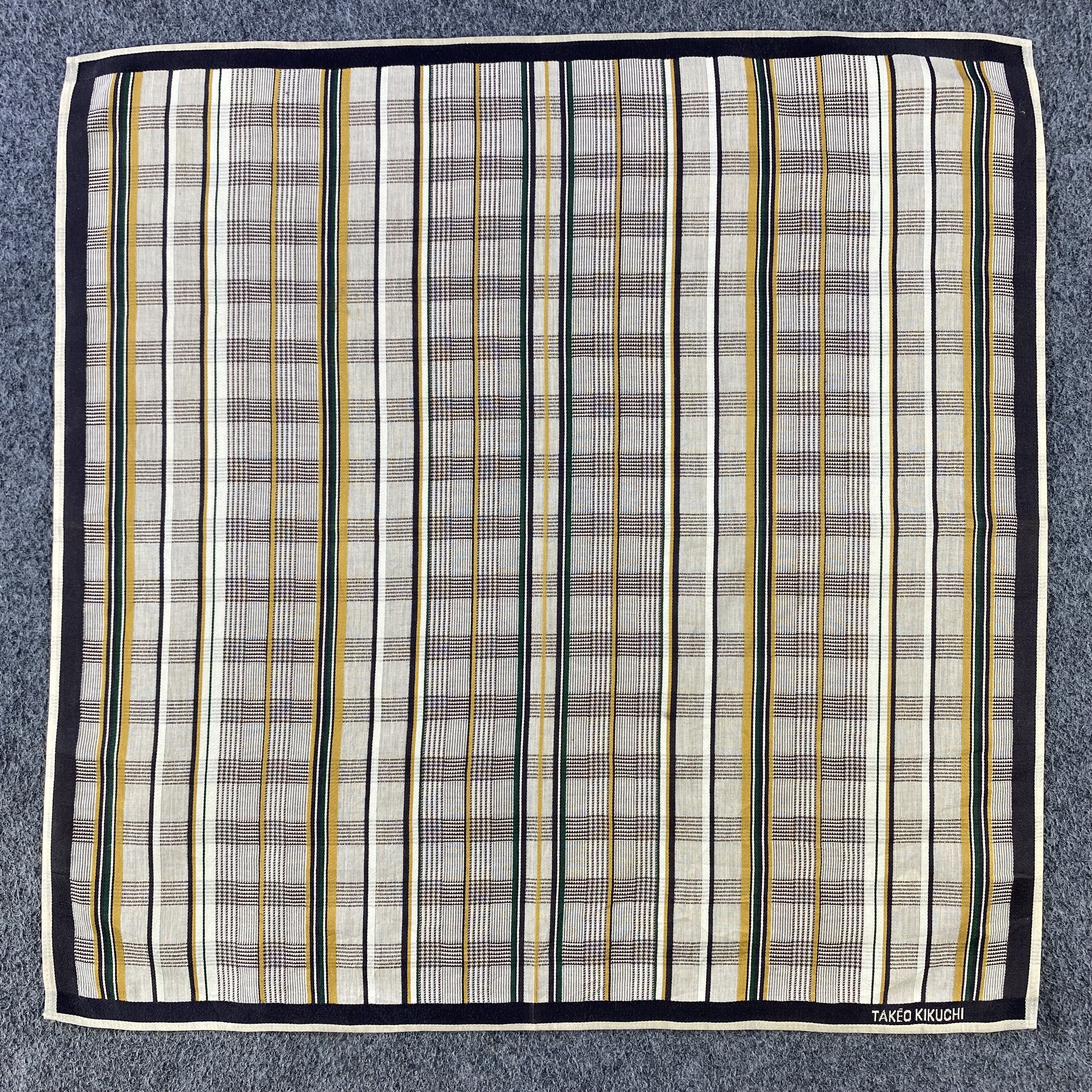 Takeo Kikuchi Takeo Kikuchi Handkerchief/Neckerchief/Bandana HC599 Size ONE SIZE - 1 Thumbnail