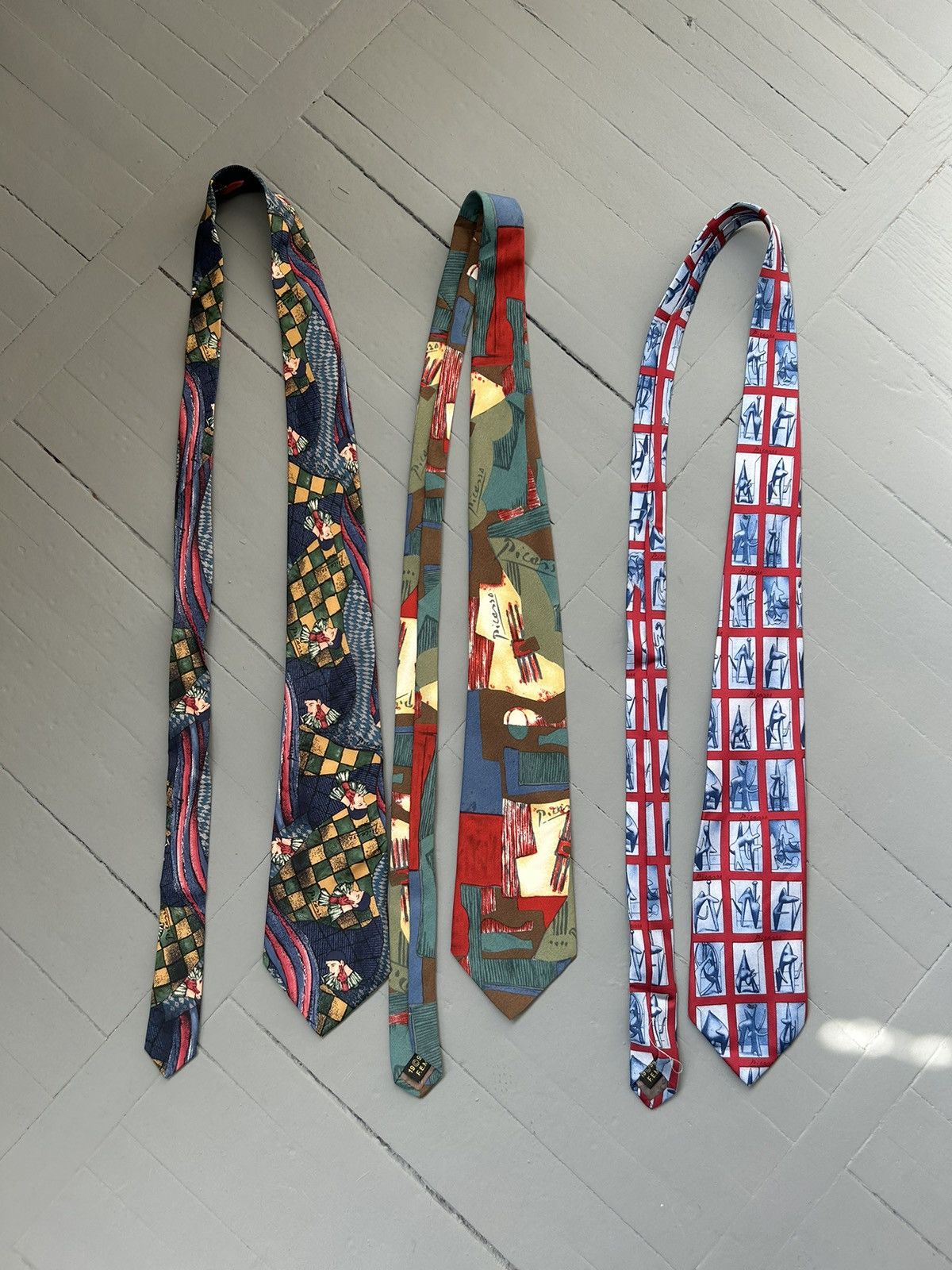 Other Picasso silk tie 3 pieces Size ONE SIZE - 1 Thumbnail