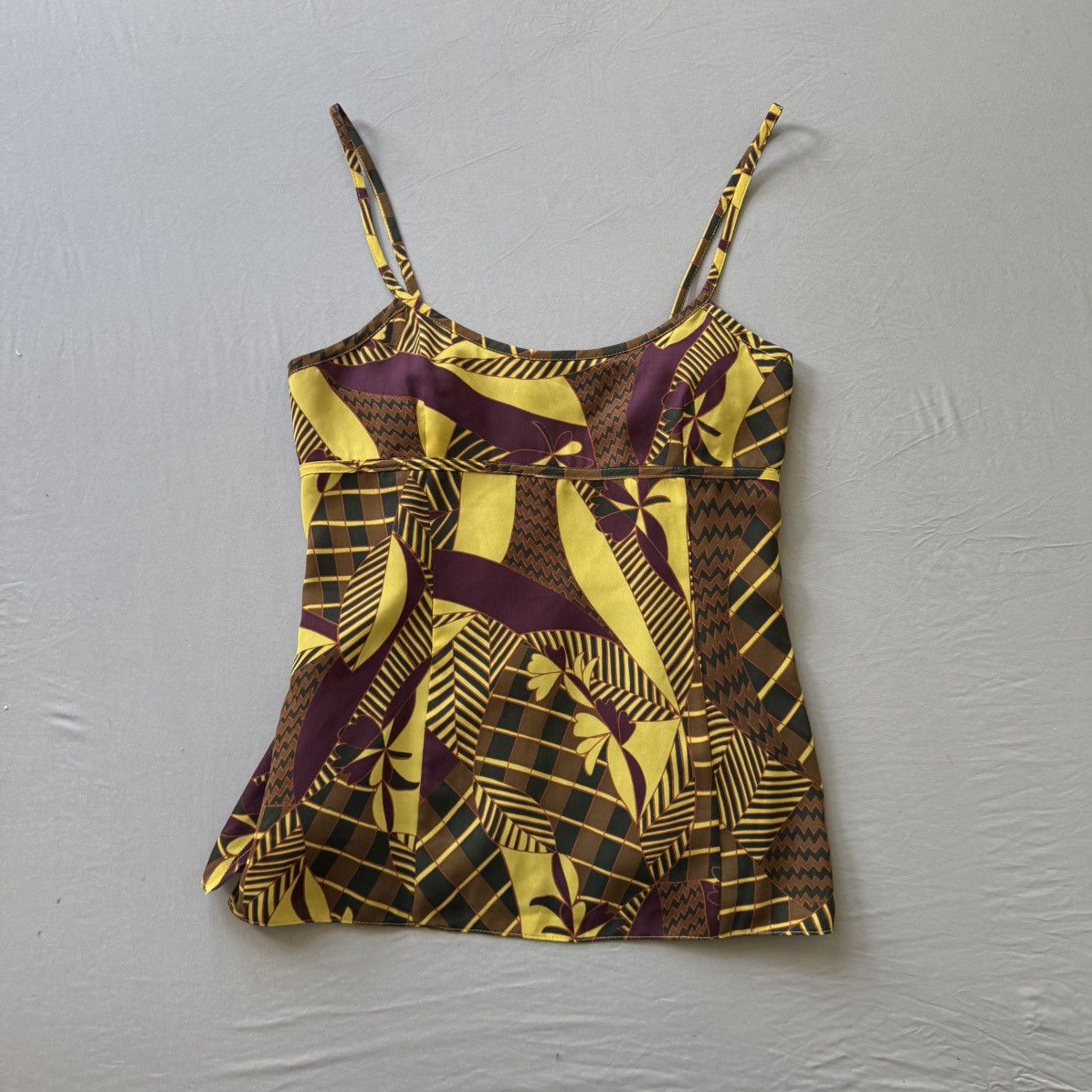 Harve Benard Vintage Harve Benard Abstract Patterned Cami Tank Size XL / US 12-14 / IT 48-50 - 1 Thumbnail