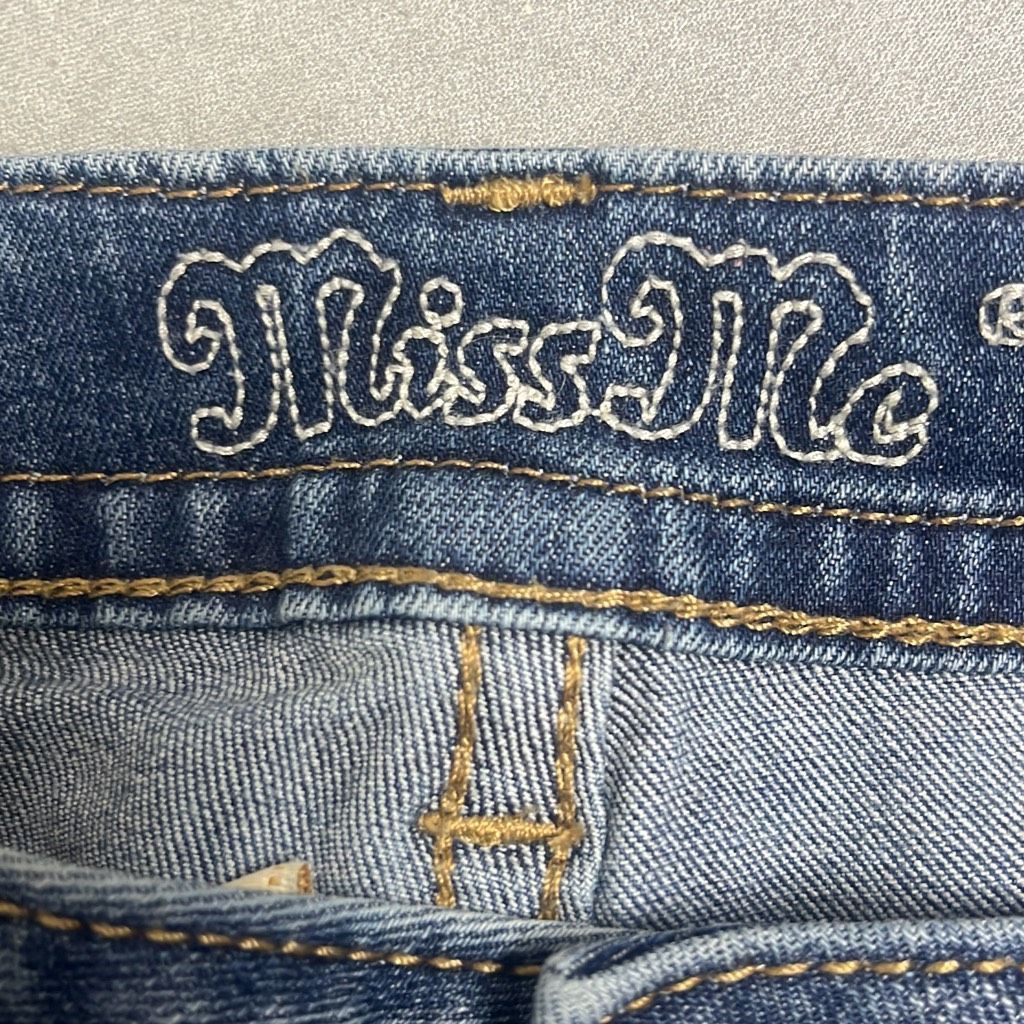 Other Miss Me Womens Size 26 Skinny Mid Rise Denim Jeans Blue Pock Size 27" / US 4 / IT 40 - 7 Thumbnail
