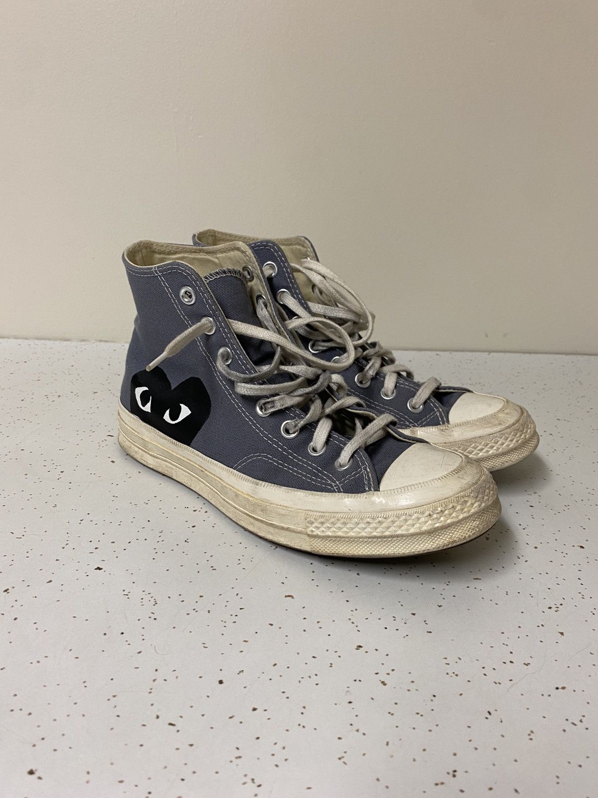 Comme des Garcons Comme Des Garcons Play Converse Chuck Taylor High Shoes Y2K Size US 7 / EU 40 - 2 Thumbnail