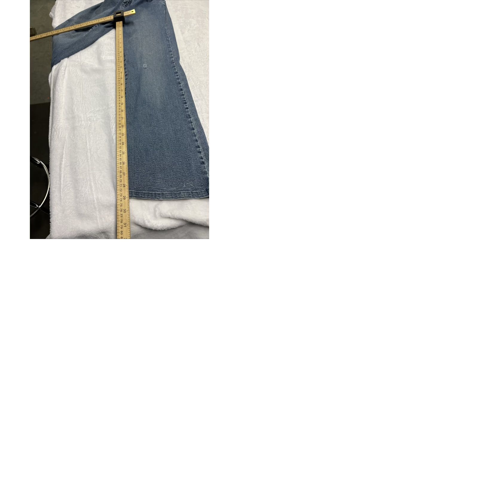 Denime Christopher Blue Women’s Jeans Size 6 Blue Stretch Denim Straight Leg Mid Rise Jeans Women Regular 30in inseam Blue Size 29" - 9 Thumbnail