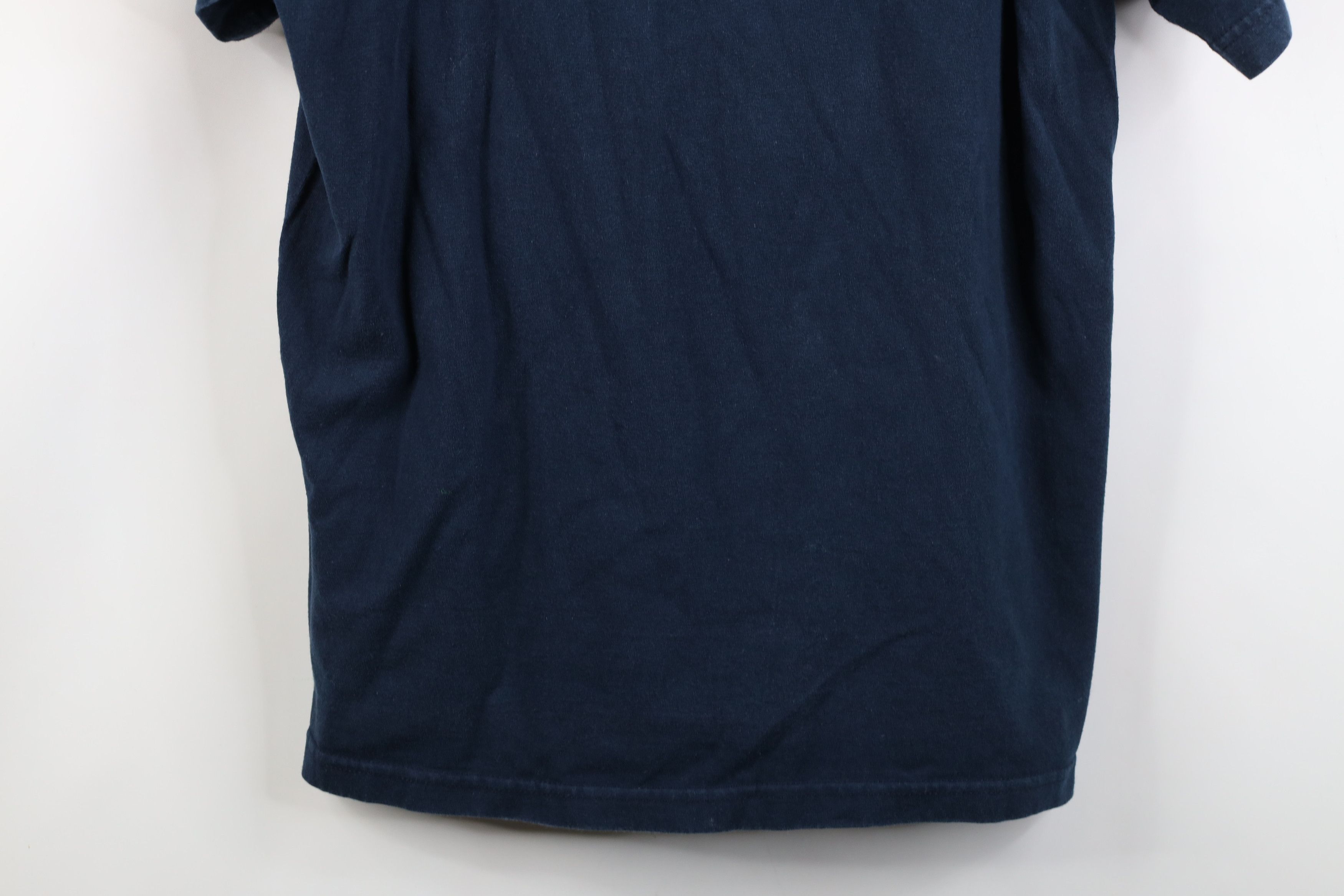 Nike Vintage Y2K Nike Travis Scott Center Big Swoosh T-Shirt Blue Size US L / EU 52-54 / 3 - 3 Thumbnail
