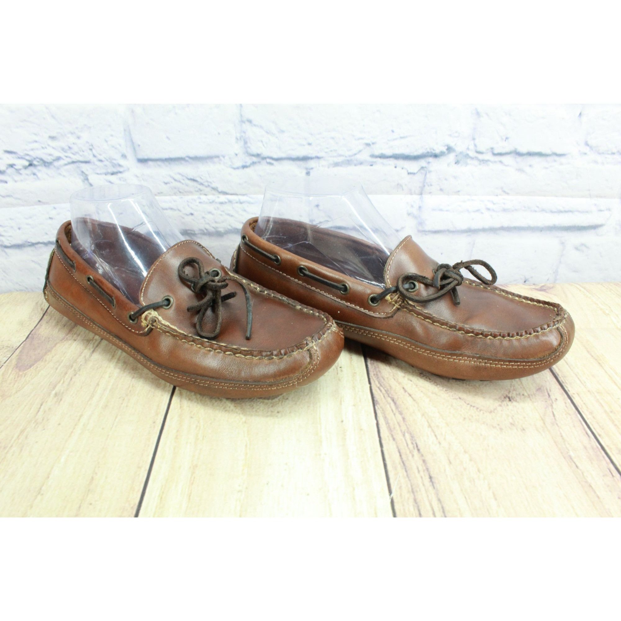 Leather Traveler Women's Leather Slip-on Boat Loafer Shoes Size 8 Size US 8 / IT 38 - 3 Thumbnail
