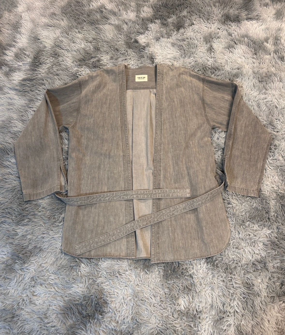 Fear of God Fear of God 6th Collection Kimono Style Denim Cardigan Size US M / EU 48-50 / 2 - 1 Thumbnail