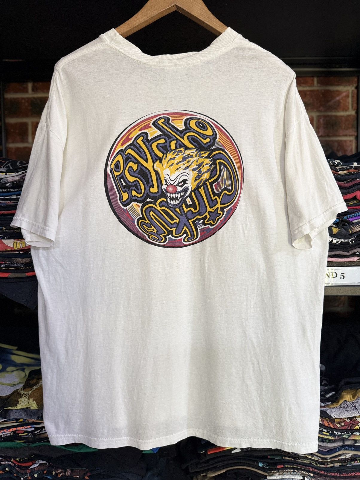 Vintage Vintage Psycho Cirkus Free Fly Team Faded Tee Size US XL / EU 56 / 4 - 1 Thumbnail