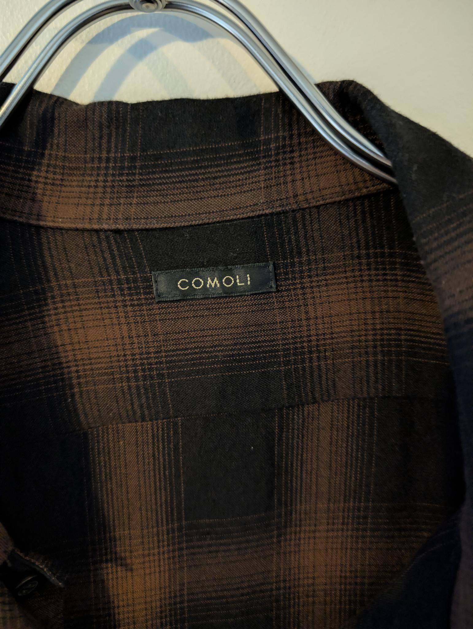 Comoli Comoli Rayon Open Collar Shirt (Z01-02005) Size 3 final drop Size US L / EU 52-54 / 3 - 4 Thumbnail