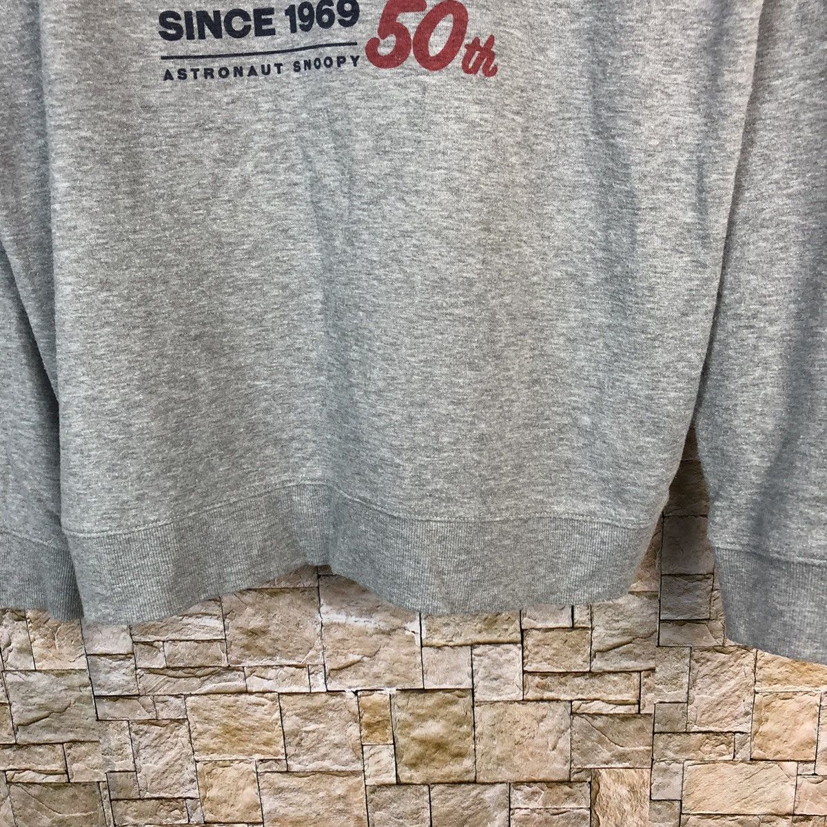 Peanuts 50th Peanuts Grey Hoodie sweatshirt #A670 Size US M / EU 48-50 / 2 - 6 Thumbnail